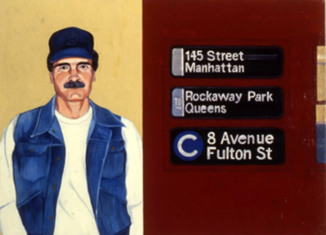 "Joseph," 1991, Acrylic on canvas