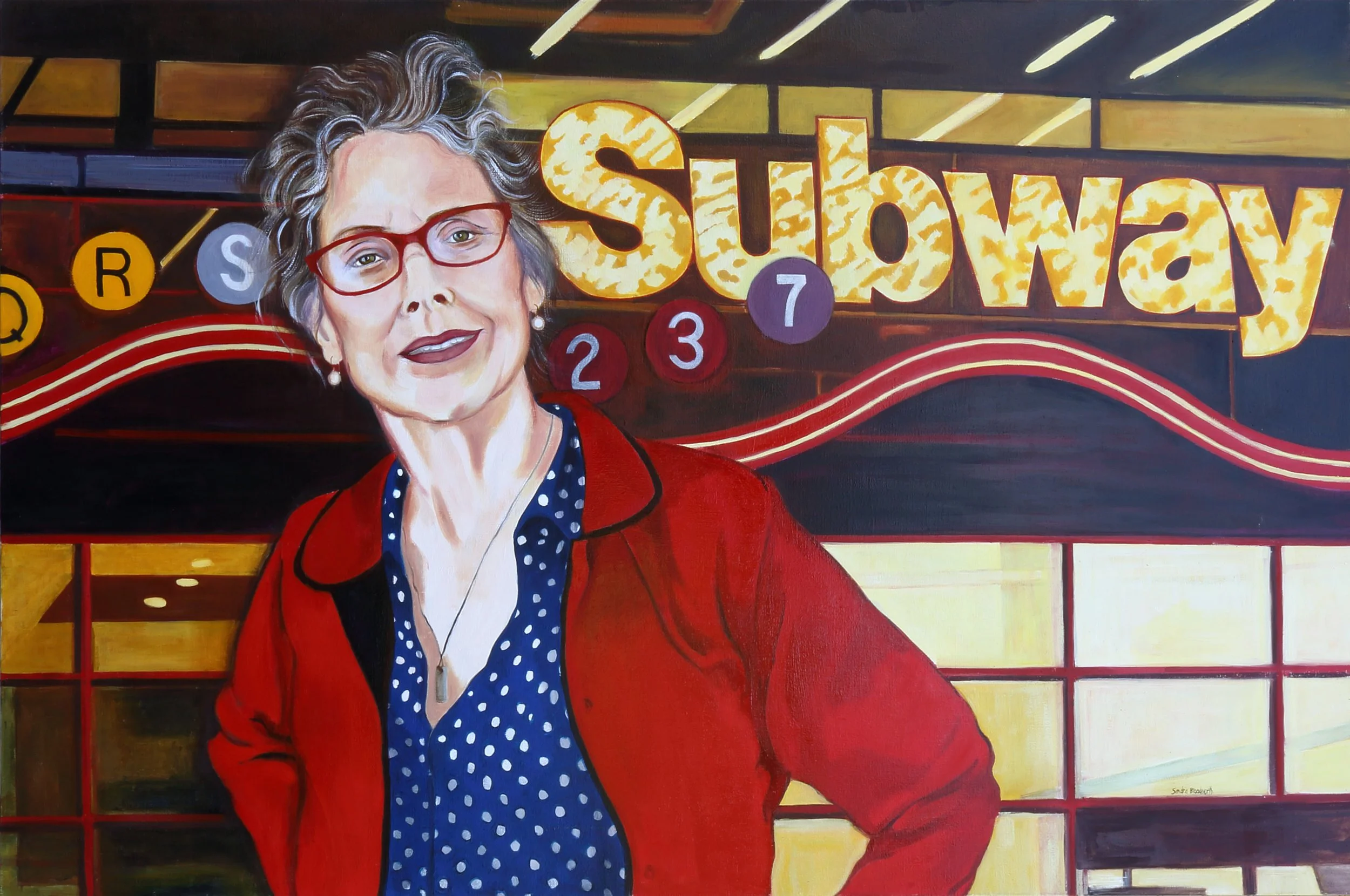 Jane Dickson, 2014, Oil, 40” x 60”