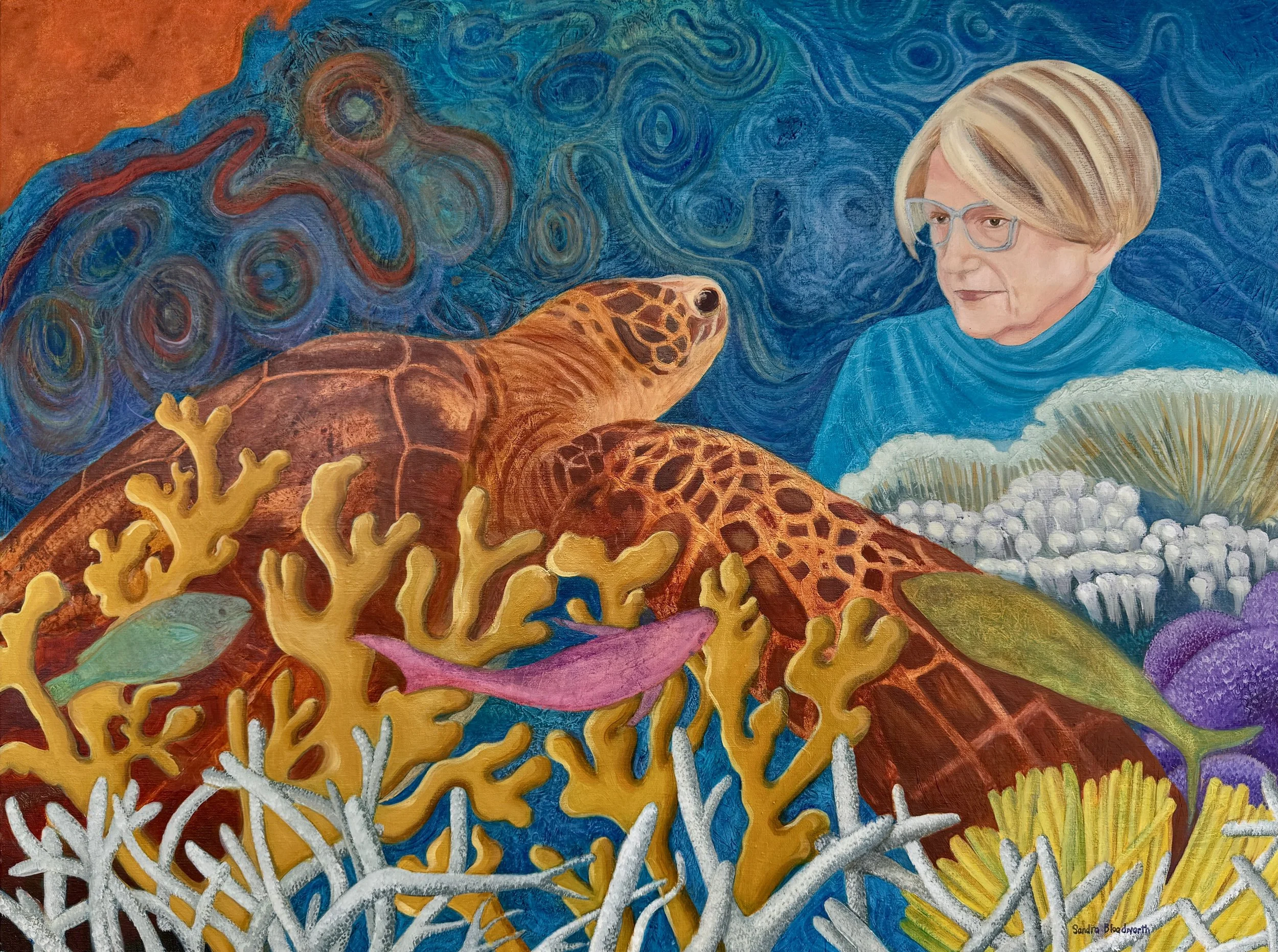 Eye to Eye, 2025
Oil on linen, 30" × 40"