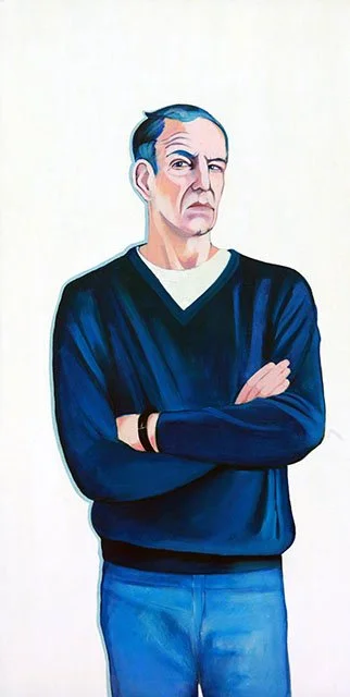 Alex Katz, 1987, Acrylic, 60” x 30”