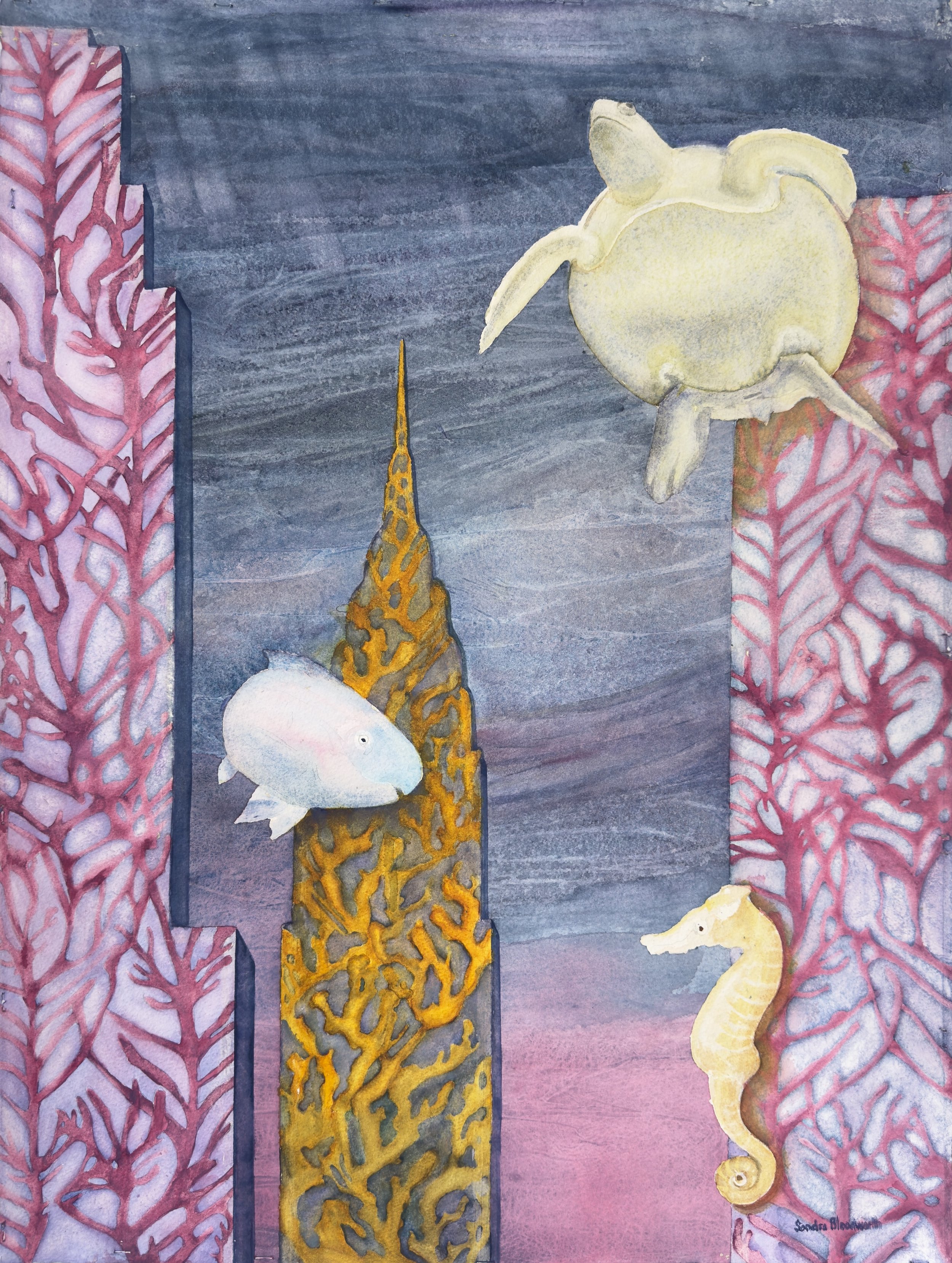 "Metamorphis," 2026, watercolor on Arches paper, 30 x 22 inc.  𝗧𝗮𝗽 𝗜𝗺𝗮𝗴𝗲