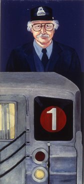 Harry Nugent, 1991, Acrylic, 62” x 28”
