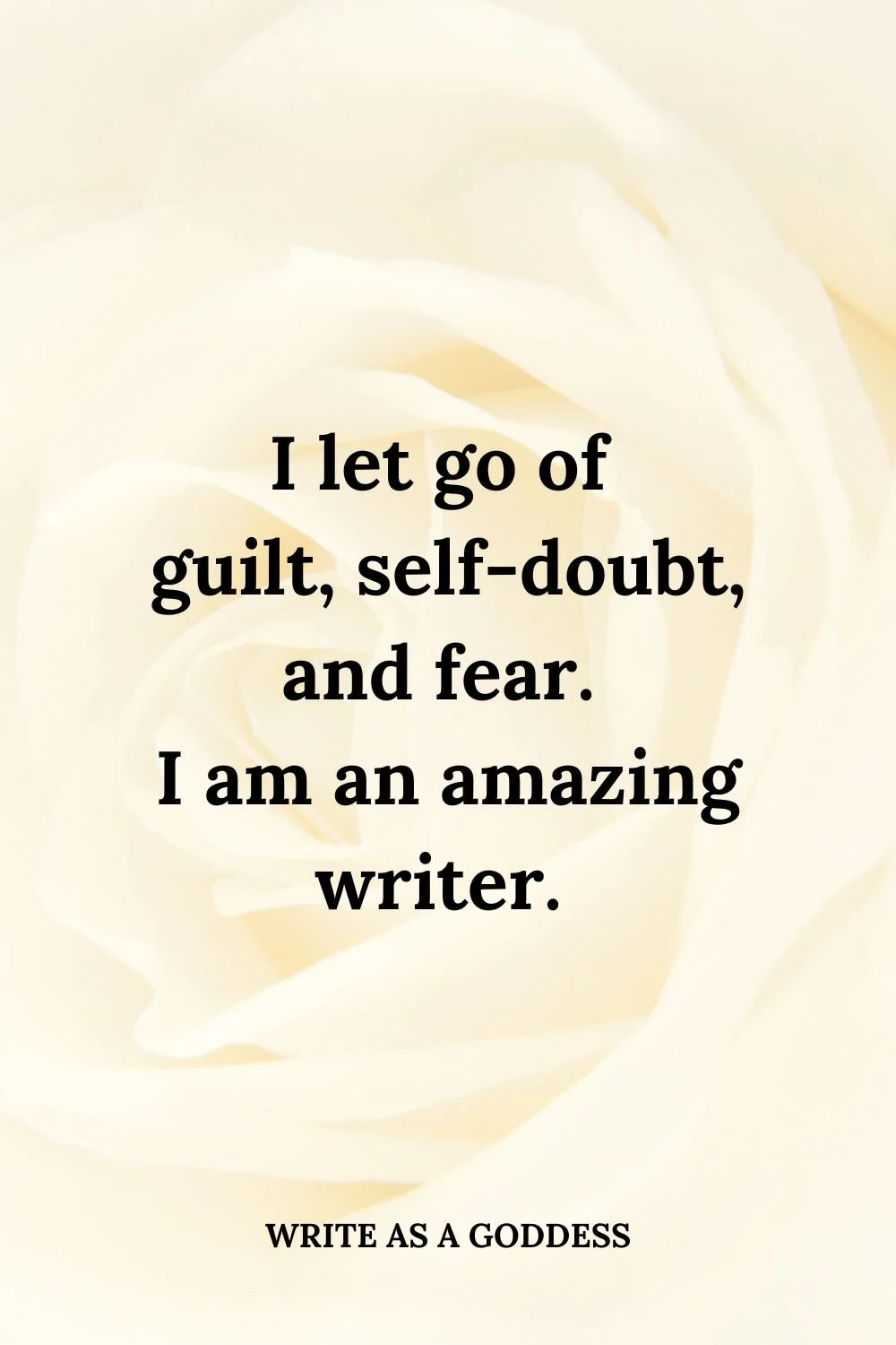 amazing writer affirmation