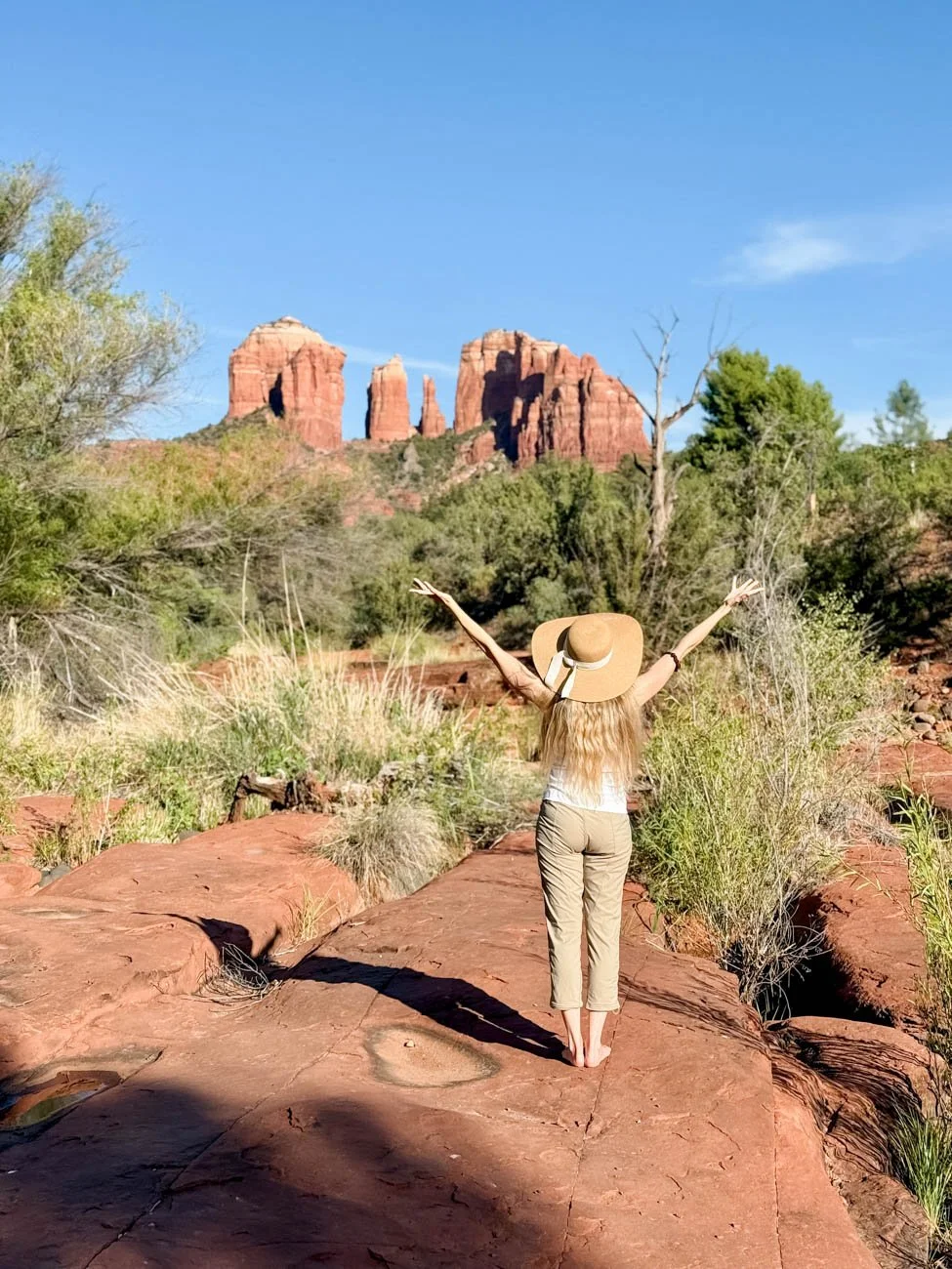 An author getting grounded with the earth