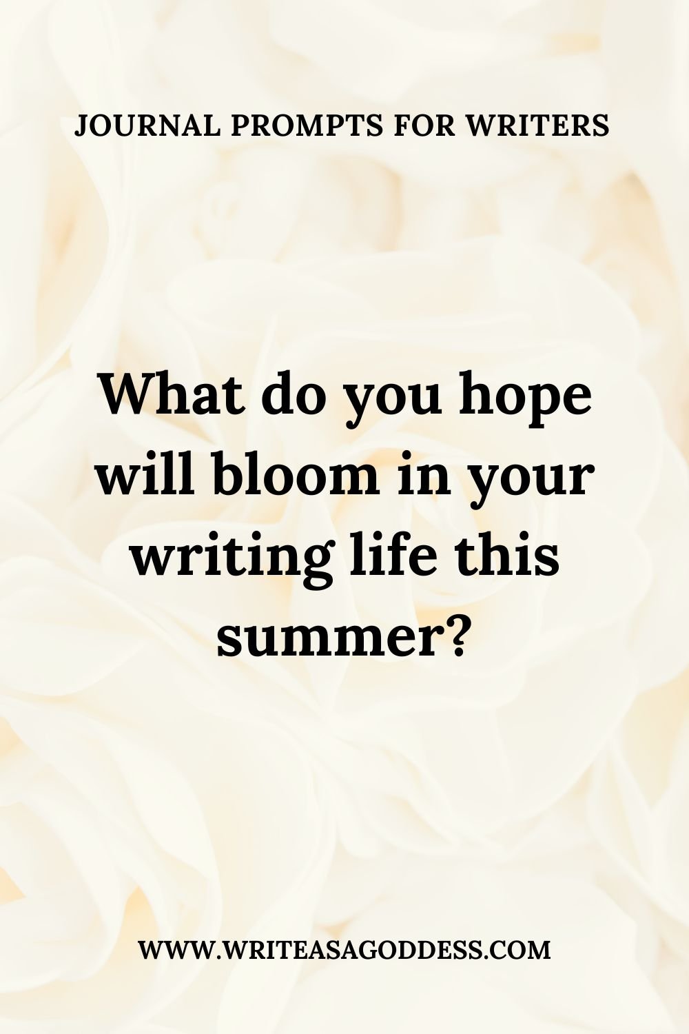 summer journal prompt about writing life blooming