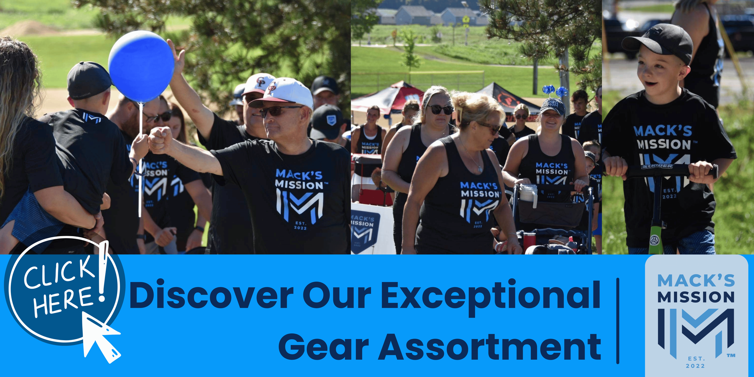 Macks Mission, discover our exceptional Gear Assortment