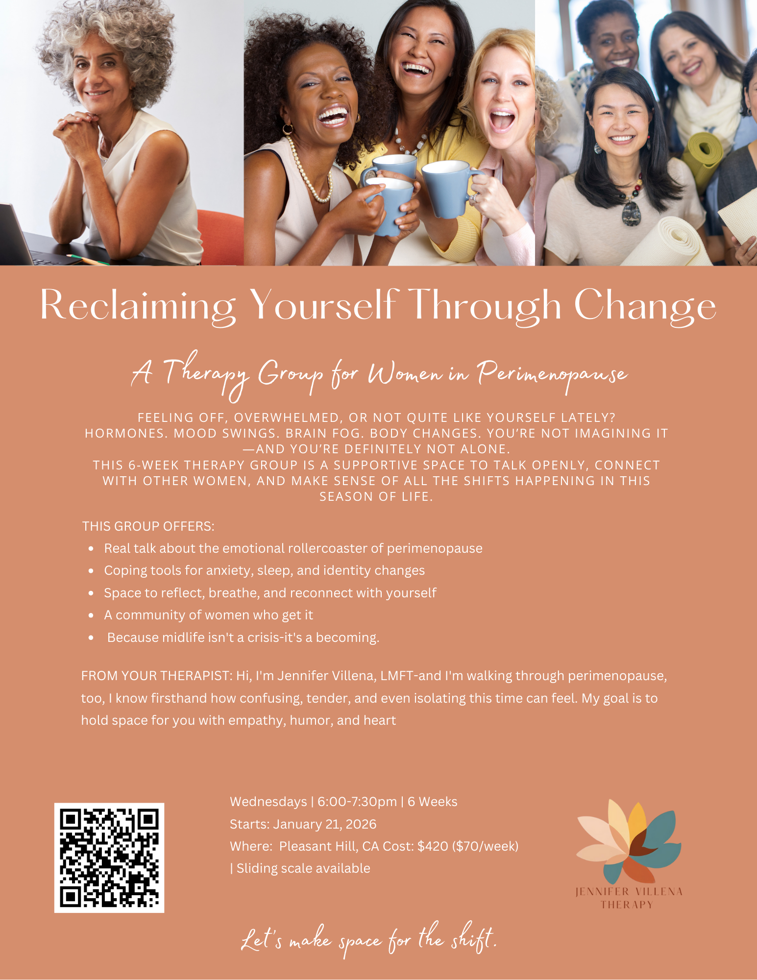 Midlife women together pink