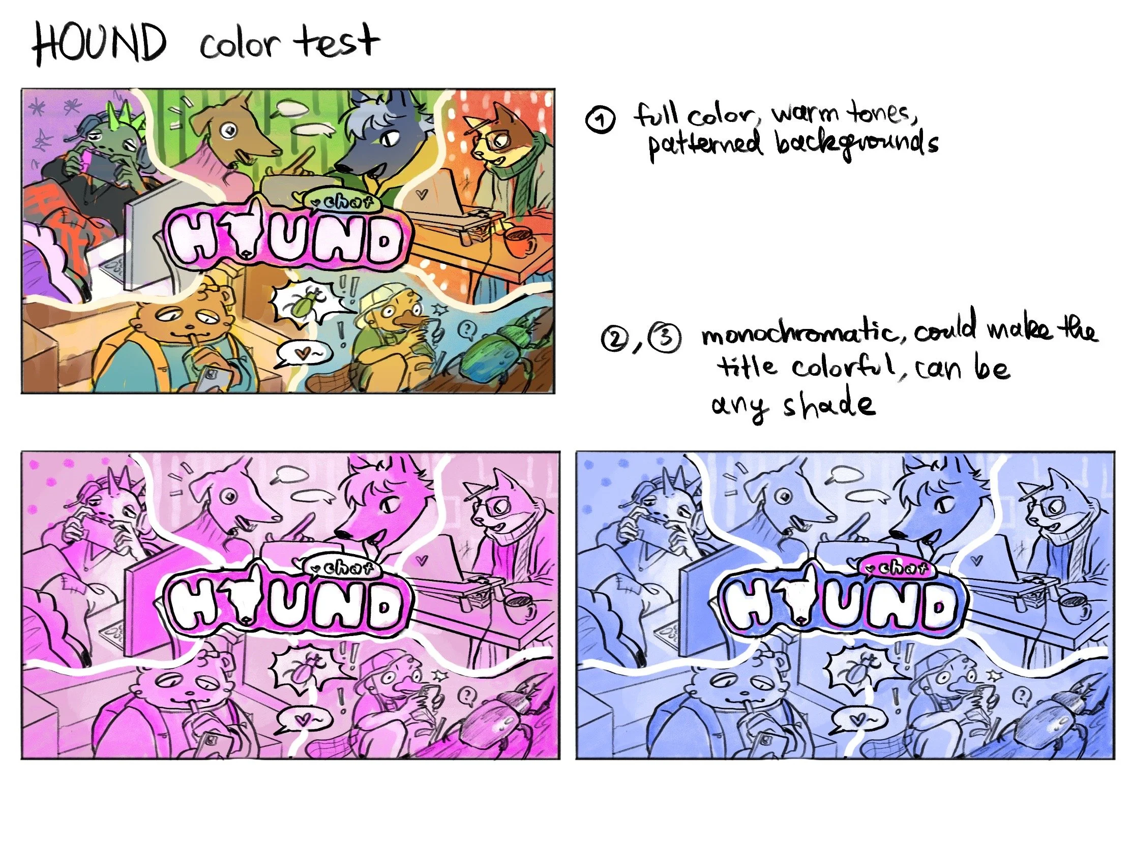 "Hound.chat": Color test