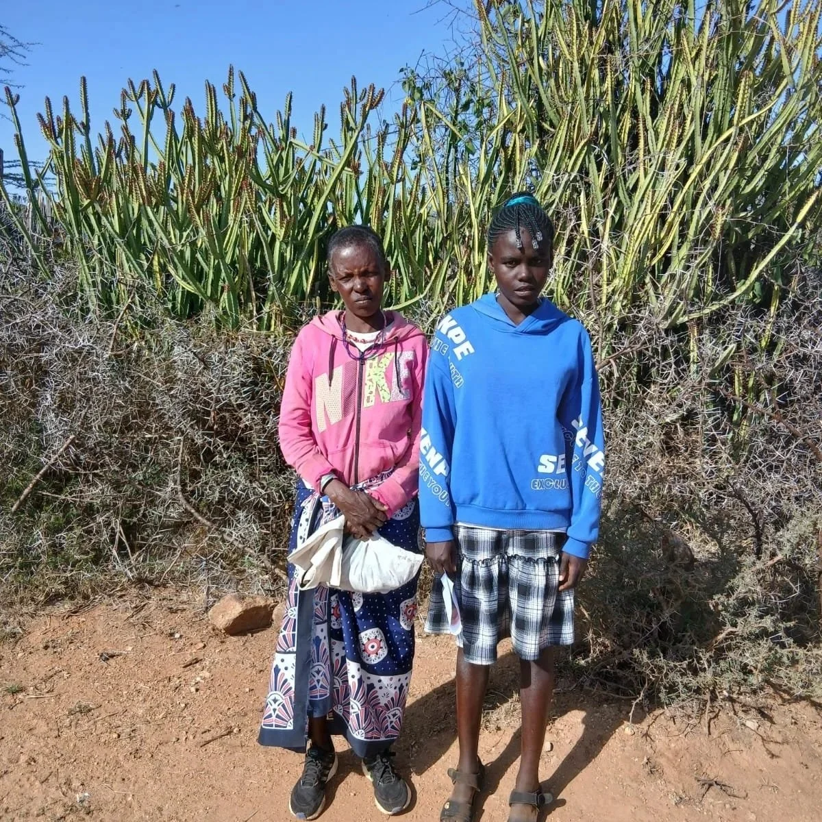 jackline Resiato Sarbabi | Joyce is a St Louis student, she is a student who lives with her parent, a charcoal burner.