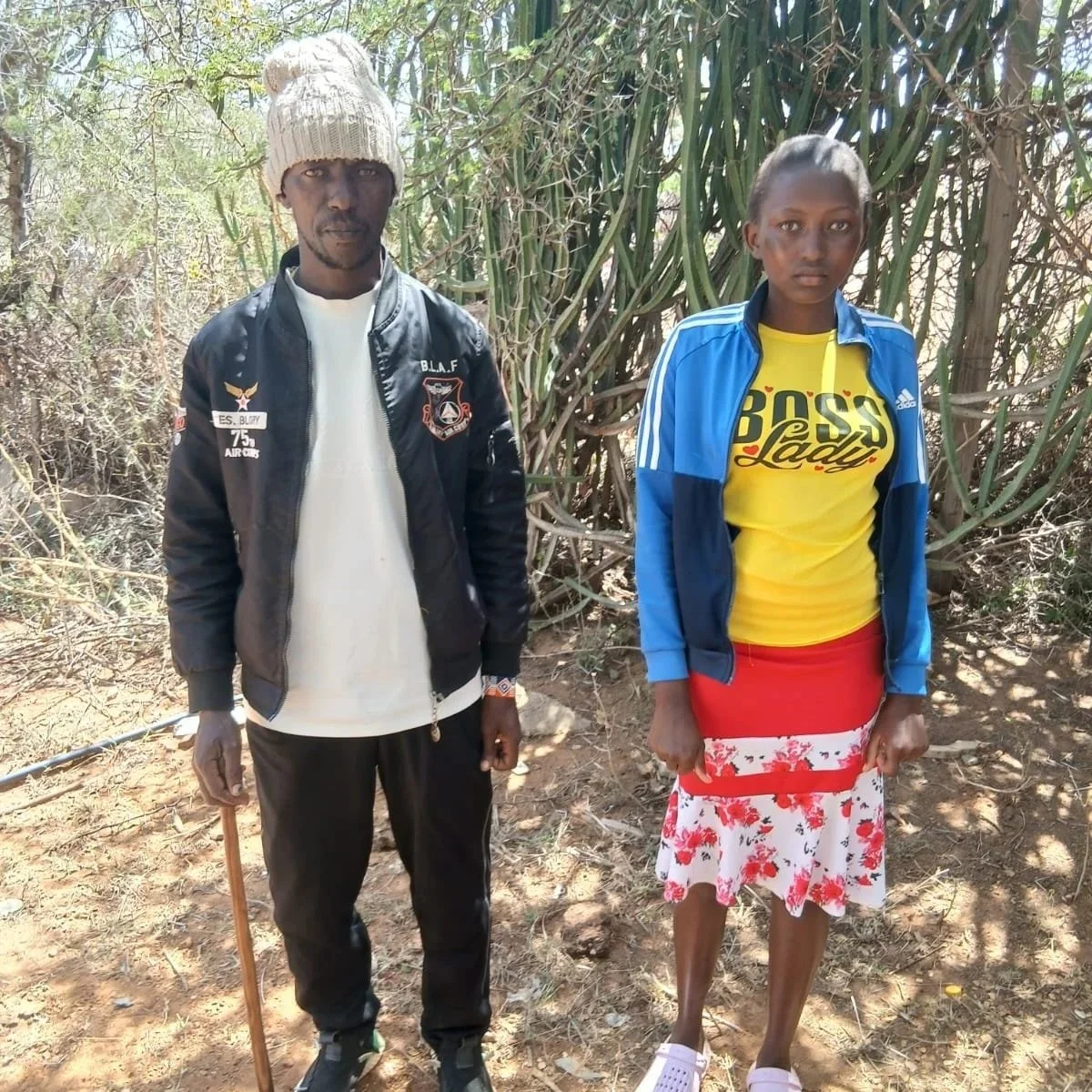 Rina Sinore | Rina a St Francis student stays with and is supported by her father.