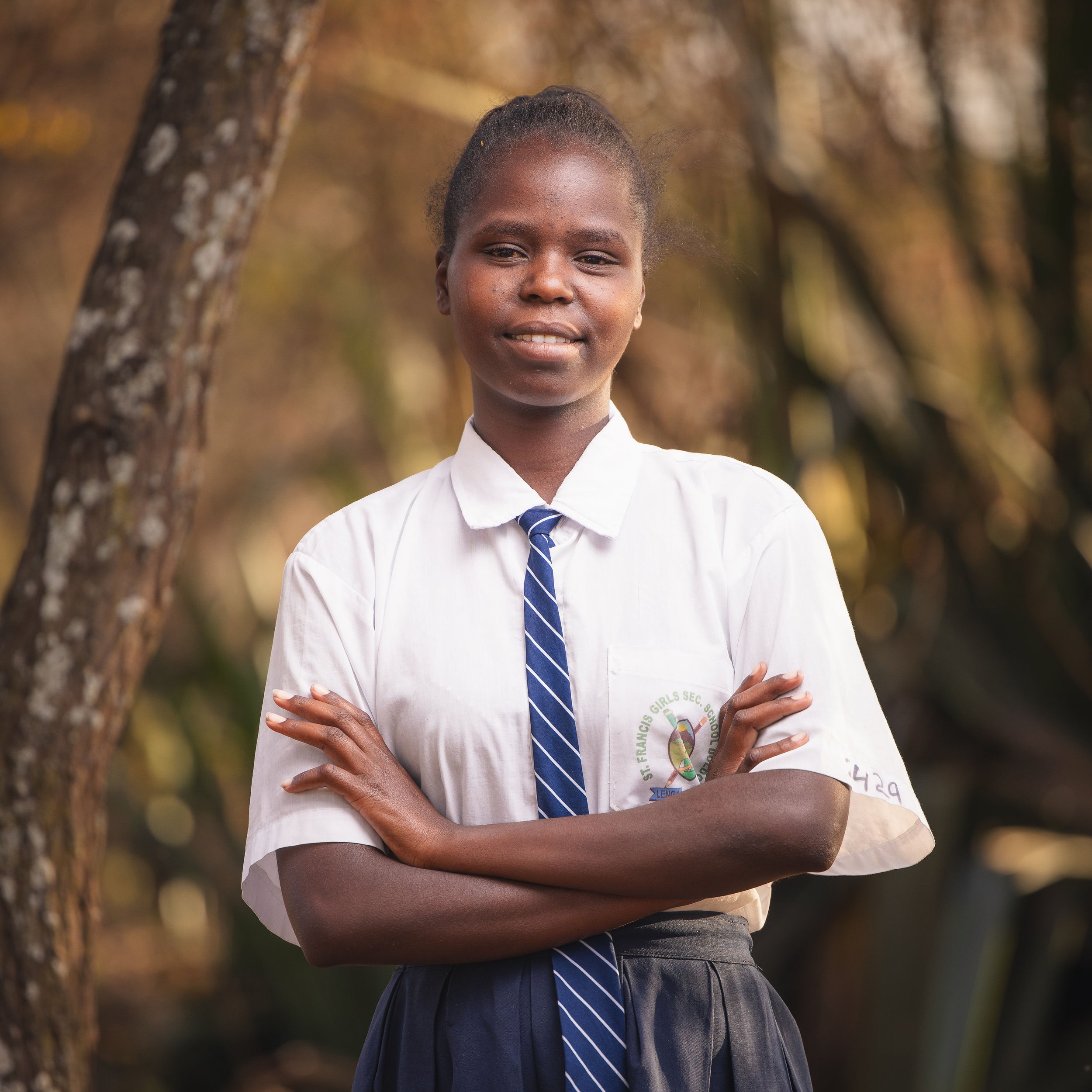 Annet Toyee | Annet is 17 years old and has a passion for soccer. She enjoys playing with her classmates and is quietly very competitive! Annet describes herself as humble and hardworking. With seven siblings in the household, education was out of re