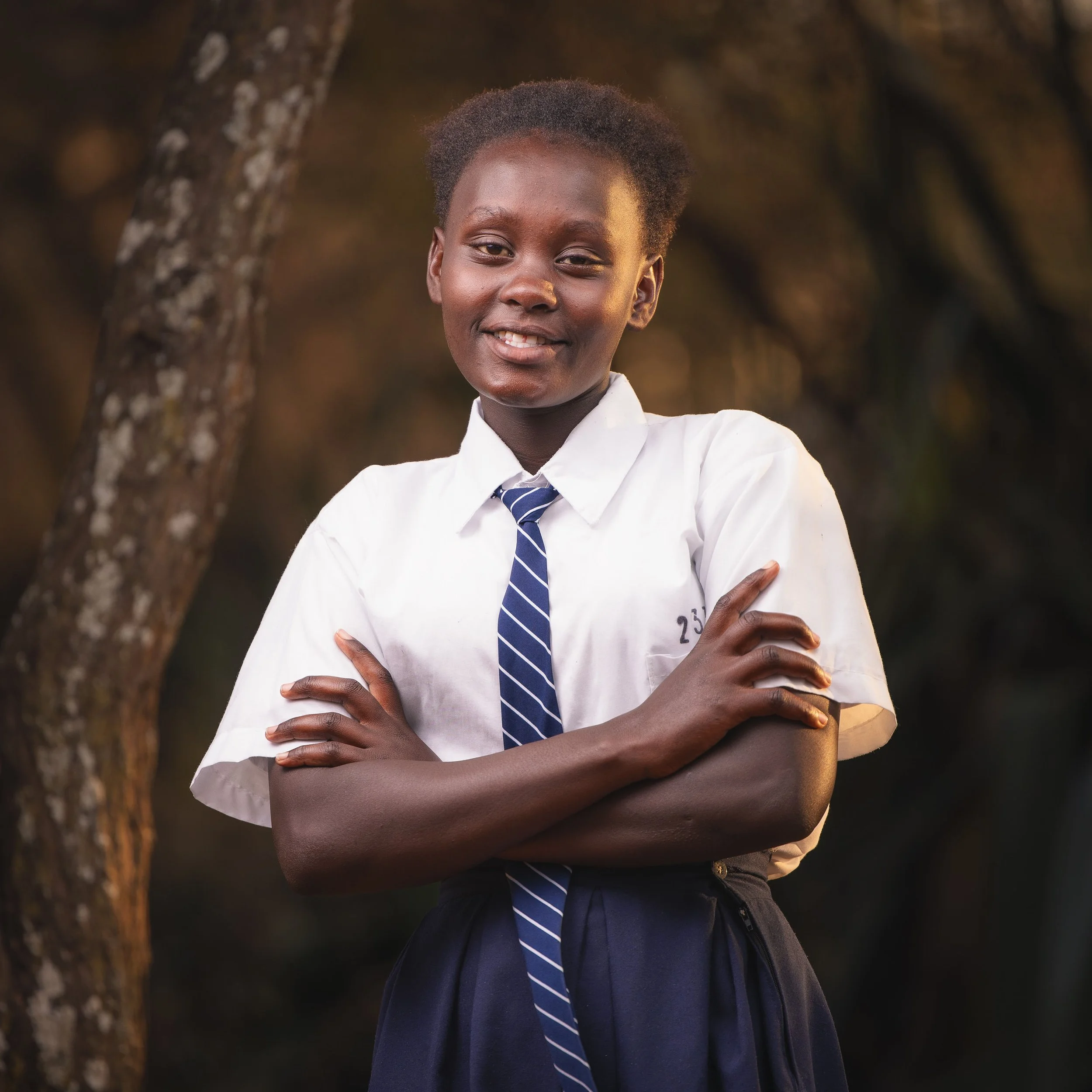 Everlyn Minyarit | Minyarit is a student at St. Francis School who enjoys subjects like English, History, and CRE, and loves playing football on Mondays. Though some subjects are challenging, she faces them with determination and a strong desire to i