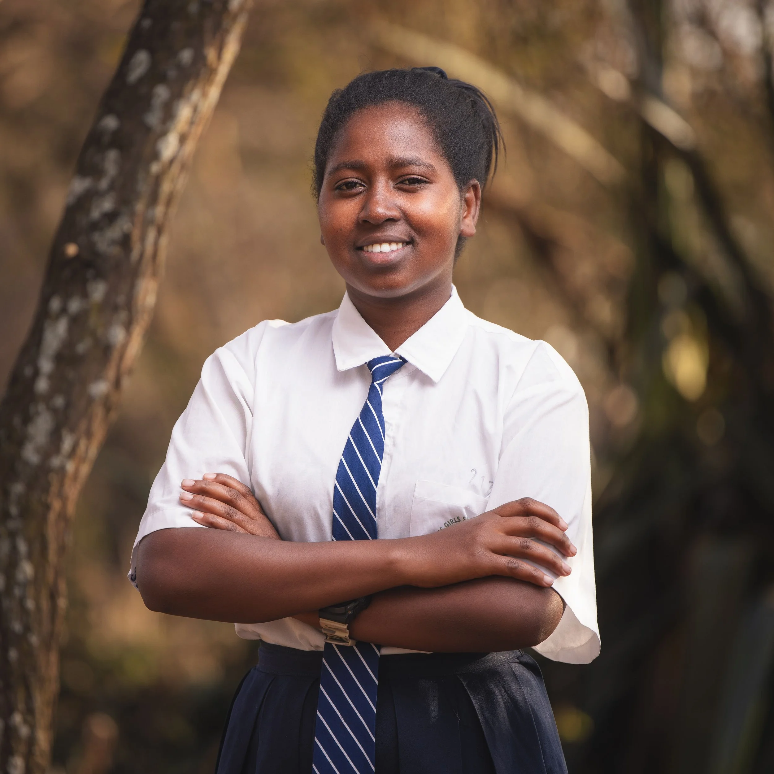 Selina Naretu | Salina hopes to become an air stewardess someday. Currently 18 years old, Selina depends on support because her family has no way to fund her education. She is one of 4 children and is planning to become financially independent in ord