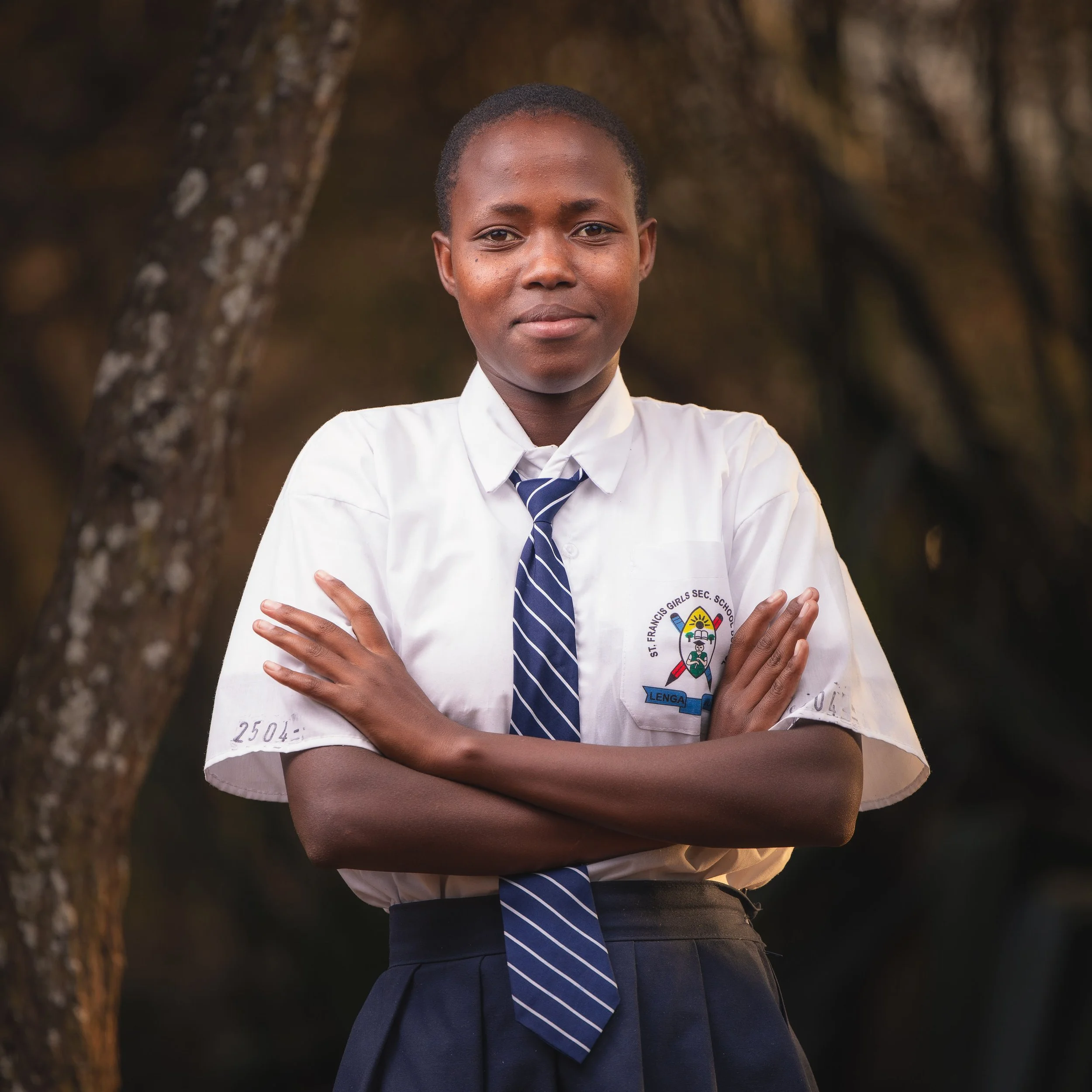 Stella Seneiyan | Seneiyan is a Grade 10 student at St. Francis Senior School. She is a dedicated learner who enjoys studying History, reading storybooks, and playing netball. Stellah especially looks forward to Mondays because she enjoys attending t