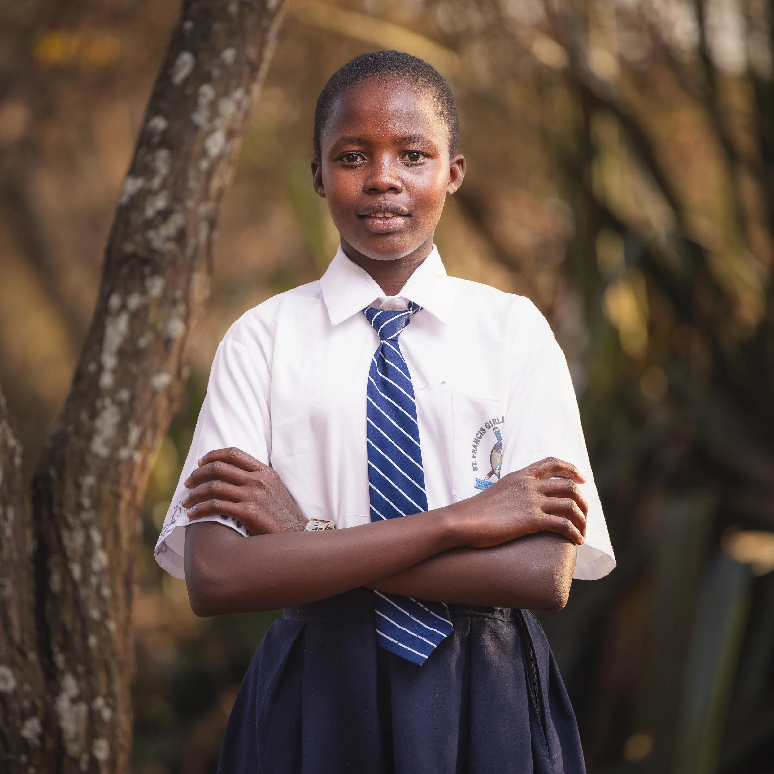 Marion Parkirewa | Parkirewa Miriam is a Grade 10 student at St. Francis who has a passion for music and education. She loves singing songs and enjoys her studies, particularly Kiswahili literature (Fasihi Simulizi) and Christian Religious Education 