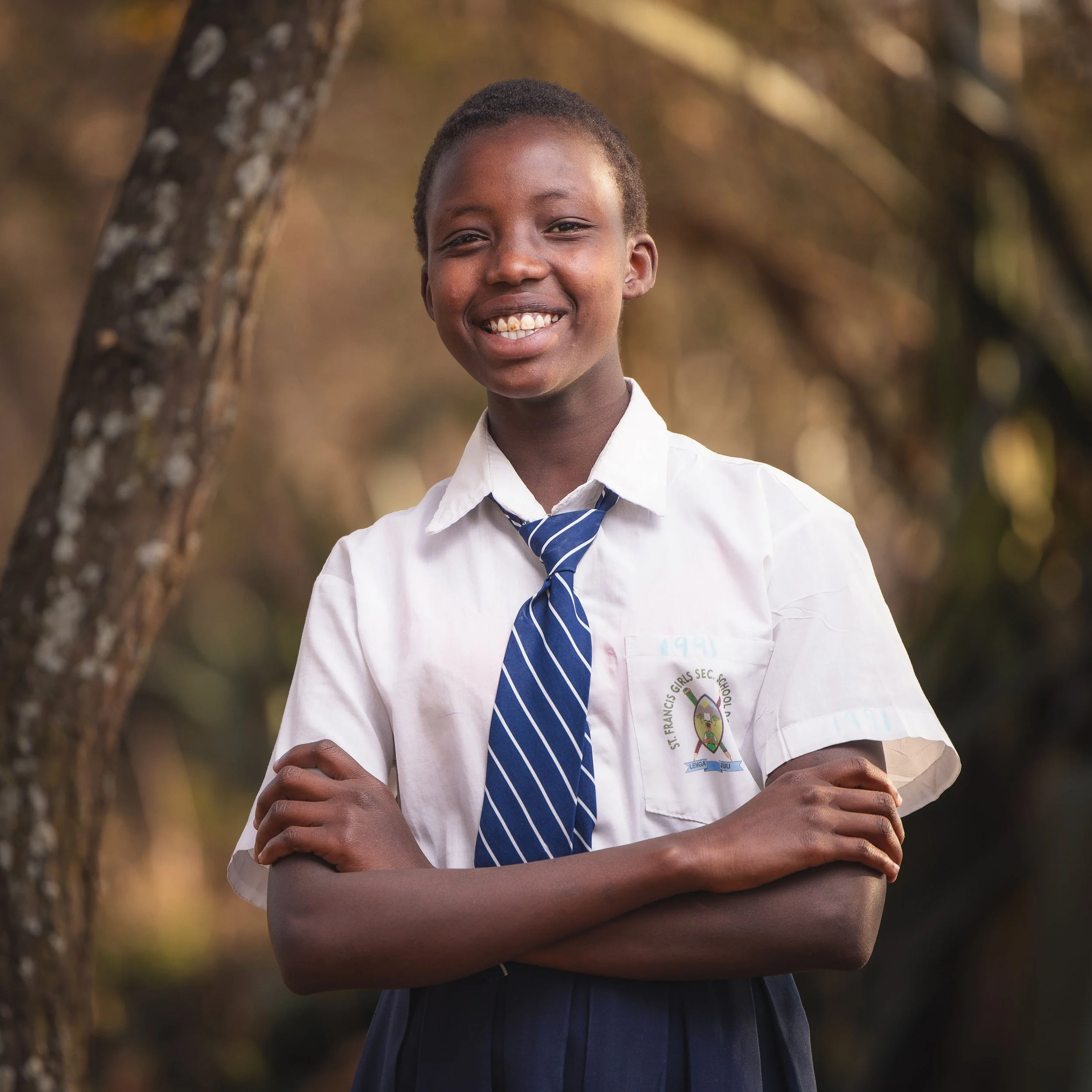 Rose Larpei | Rose is 16 years old and in grade 11. She is one of 4 children, with a single mother. As a student at St Francis Boarding school, her favorite subject is History. Rose works hard in all her classes to achieve her goal to become a lawyer