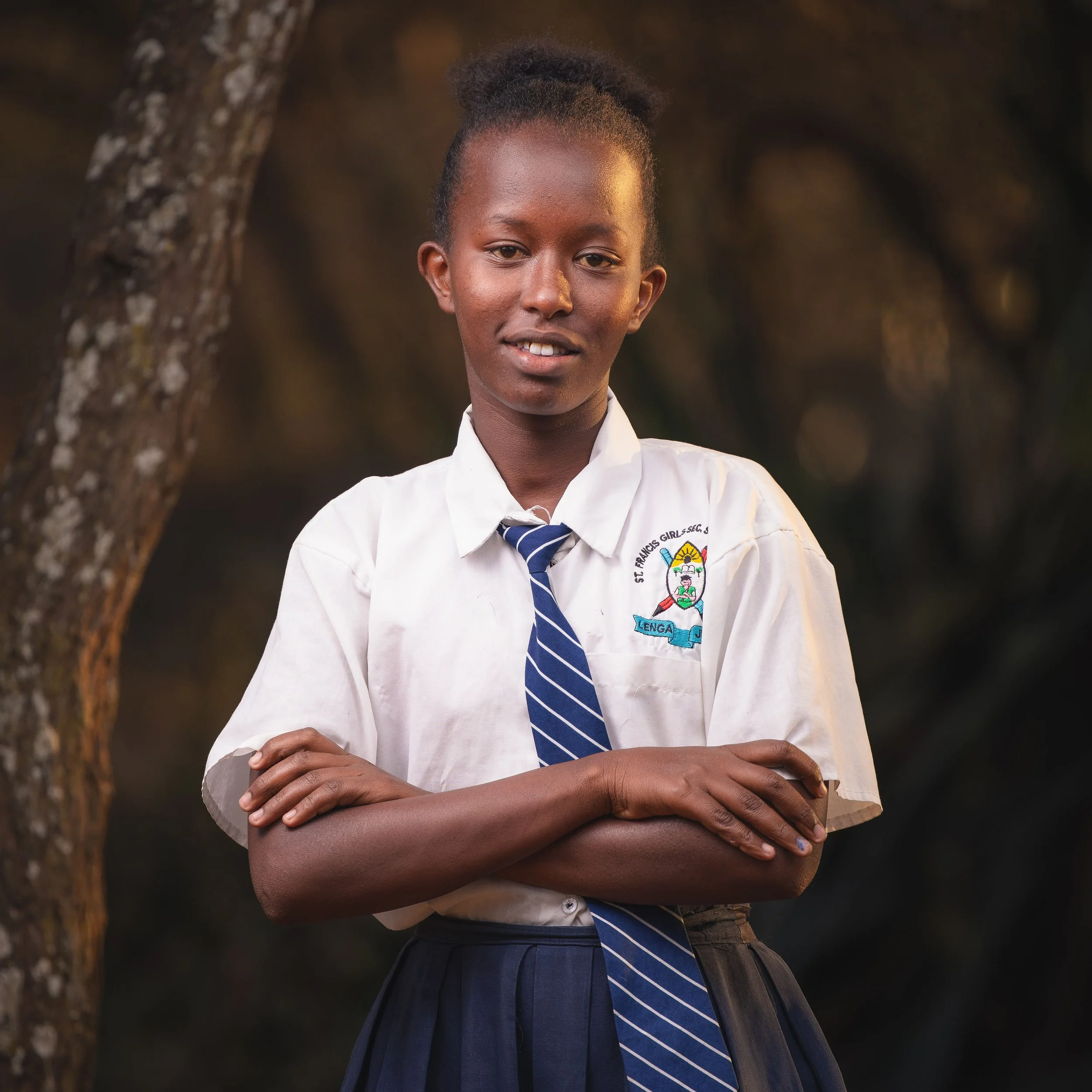 Naleng Suran Kididing | Kididing is a Grade 10 West student at St. Francis Secondary School. She has a deep love for music and Biology, and she finds great joy in her studies. Naleng is a hardworking and determined student who particularly enjoys the