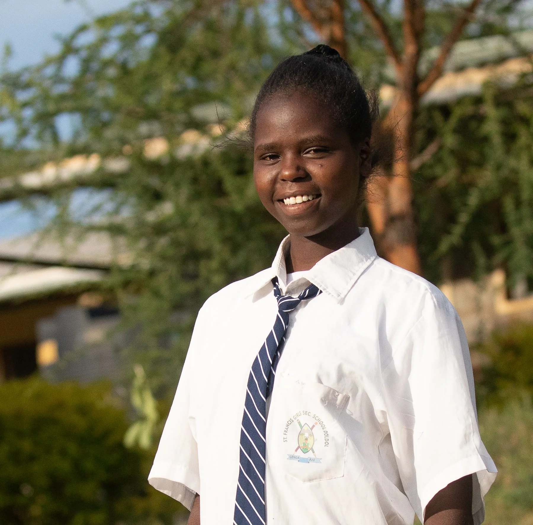 Annet Toyee | Annet is 16 years old and has a passion for soccer. She enjoys playing with her classmates and is quietly very competitive! Annet describes herself as humble and hardworking. With seven siblings in the household, education was out of re