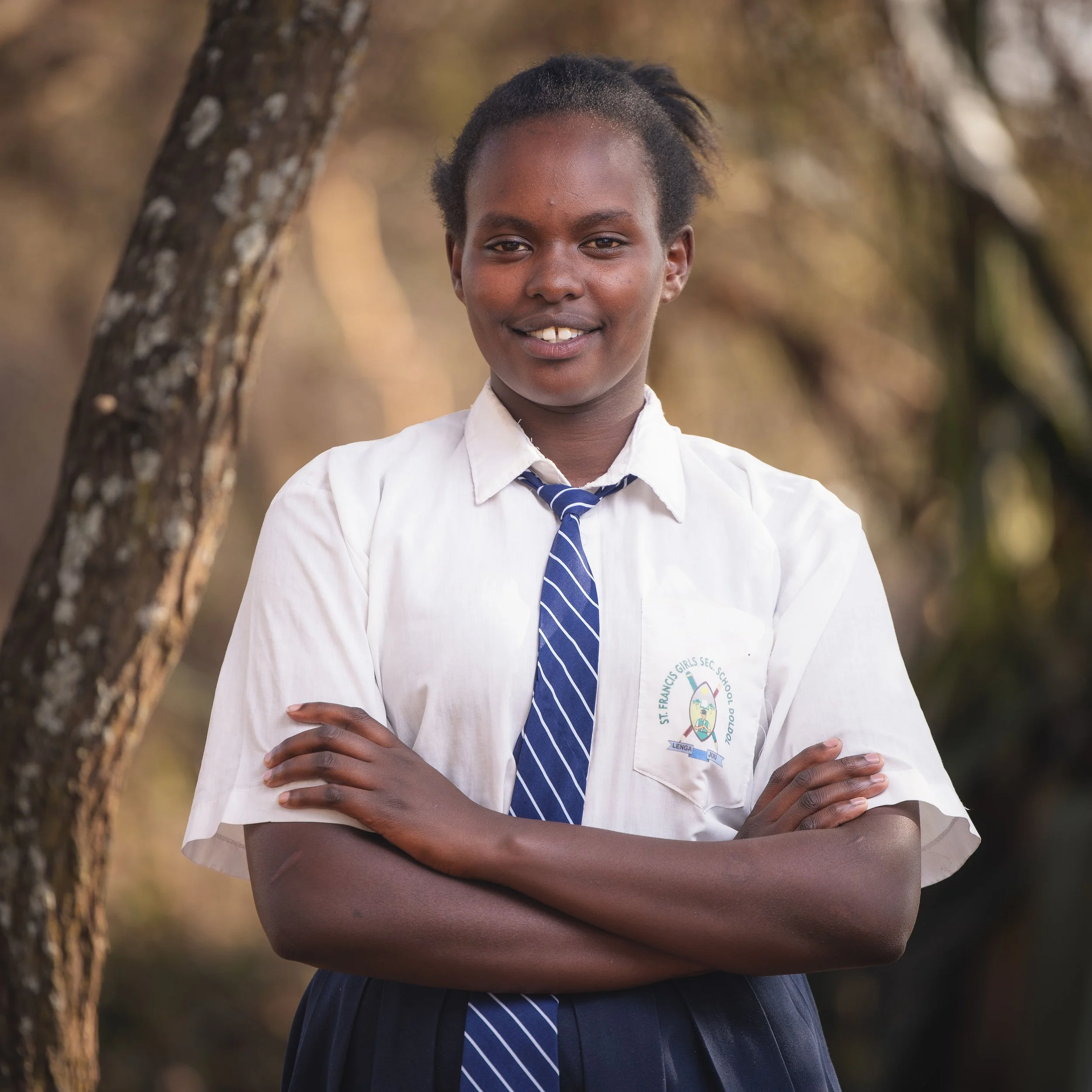Naitabou Huson Piroris | Naitabou is 18 years old and enjoys studying geography. She describes herself as hardworking, respectful and humble. Naitabou has a brother who was joining high school in the same year has her, and her family could not pay fo