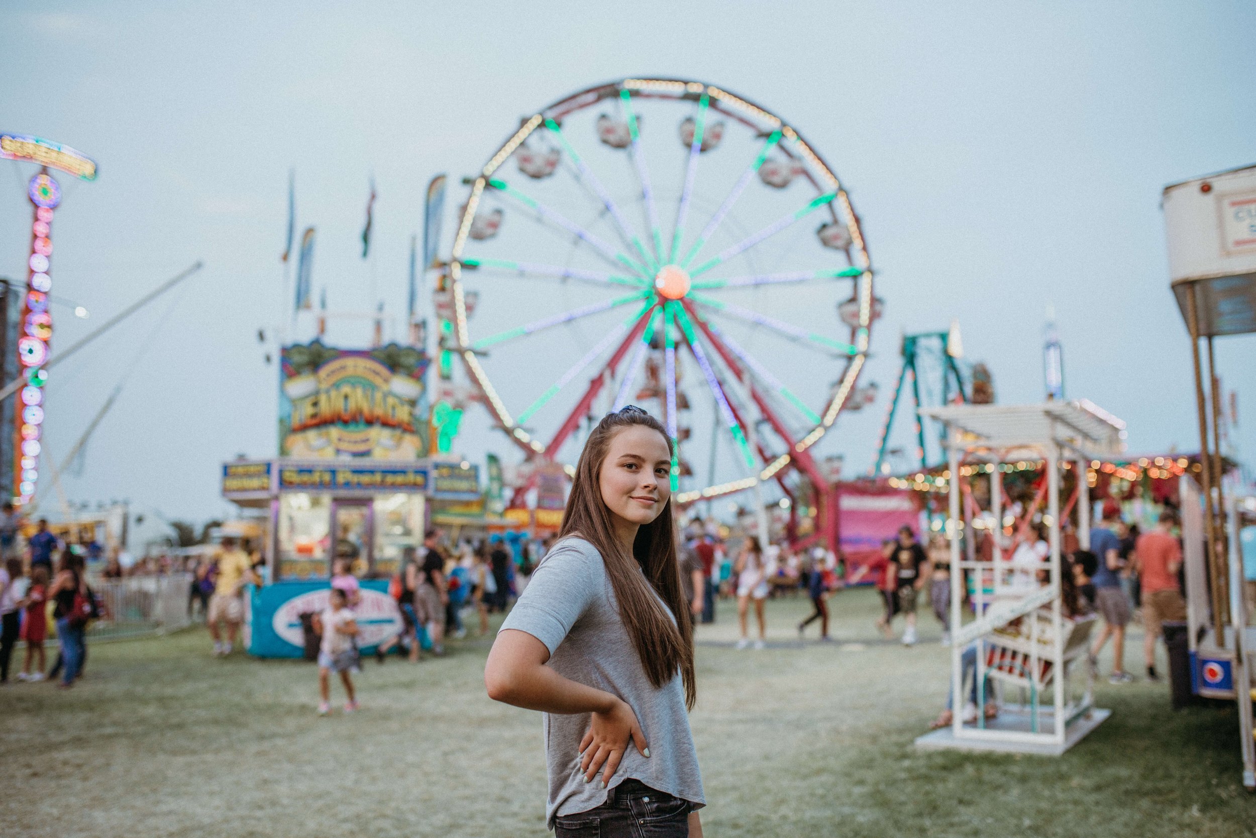 Neon Lights at the Summer Fair | Benton-Franklin County Fair &amp; Rodeo | 400 Lux Photography