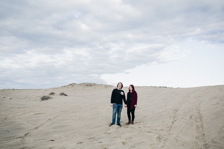 Sand dunes couple portraits | Pasco, Washington