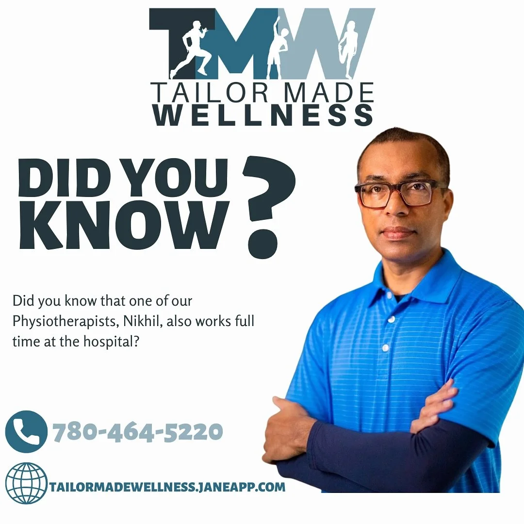 That&rsquo;s right! Nikhil also works full time at the hospital. He is the therapist that people see after they&rsquo;ve had a knee&nbsp;replacement. Nikhil has a lot of knowledge&nbsp;and experience when it comes to knee rehabilitation, movement pat