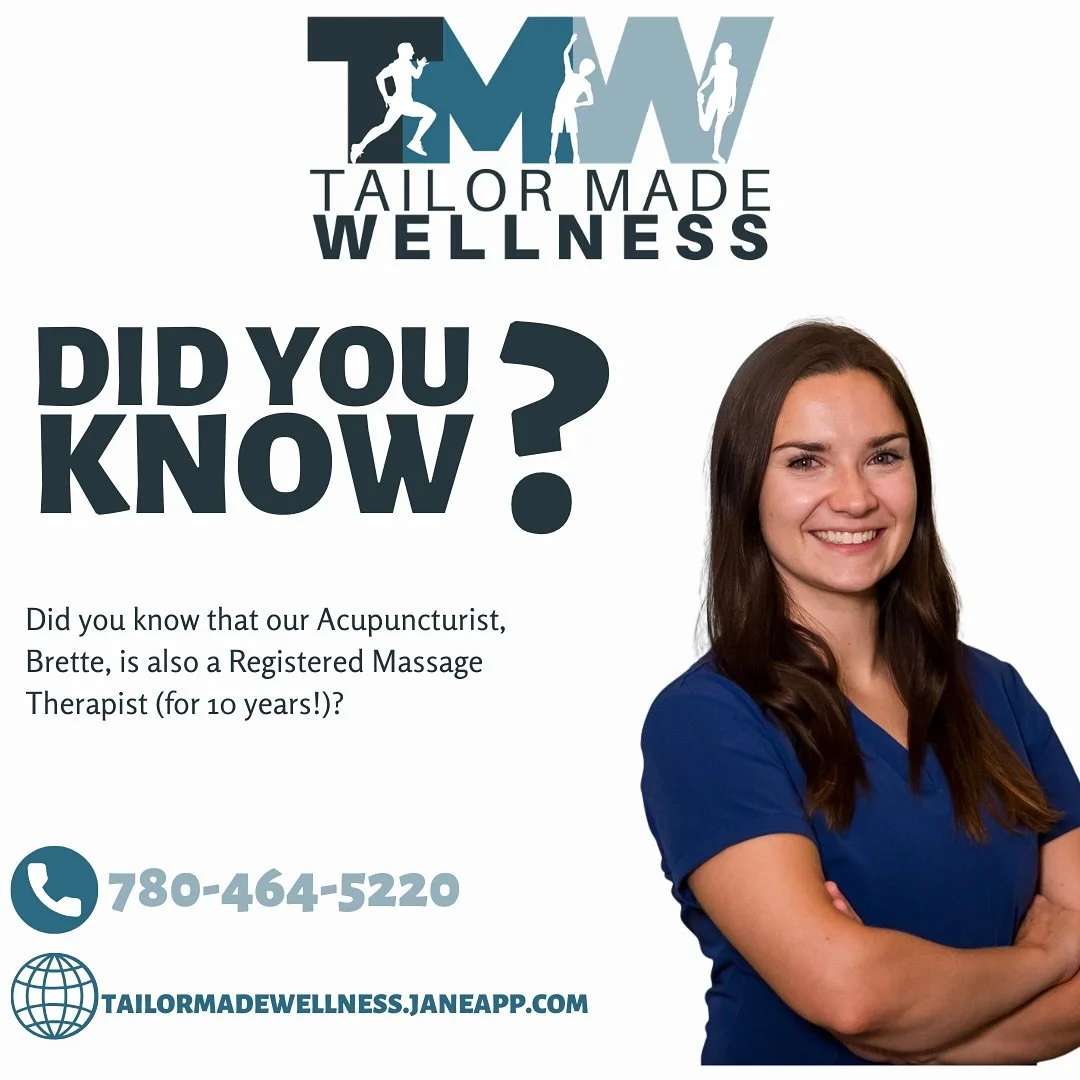 That&rsquo;s right! At our clinic, Brette practices as an acupuncturist. However, her treatments will incorporate some of her massage therapy techniques. 

Brette just surpassed 10 years in practice for Massage Therapy! A significant milestone and ho