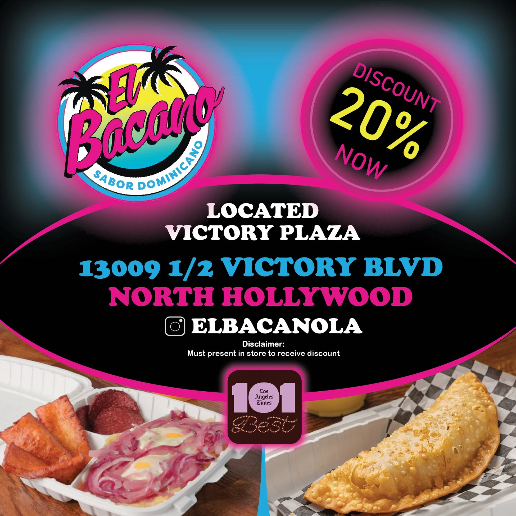 El Bacano Discount Flyer 
