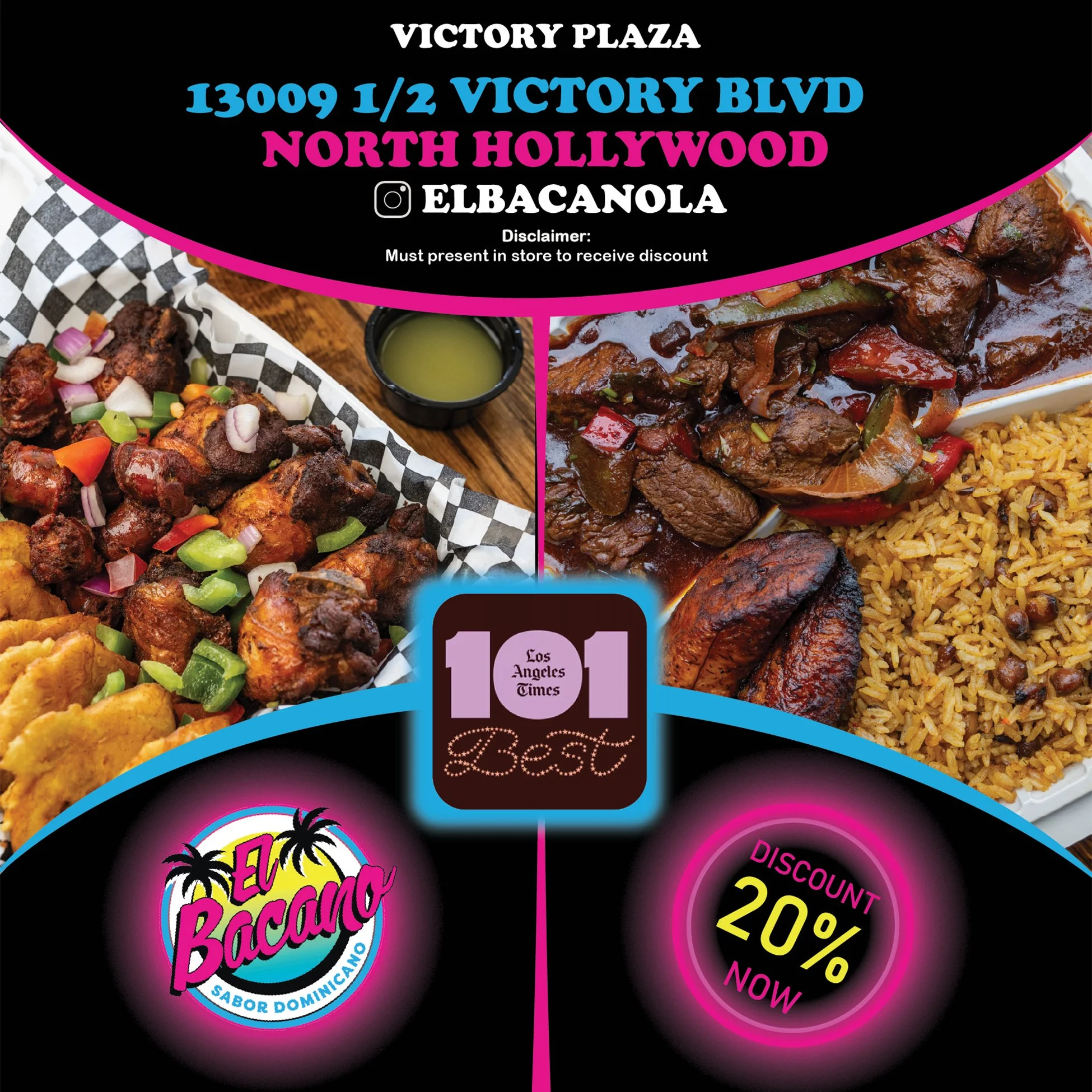 El Bacano Discount Flyer 