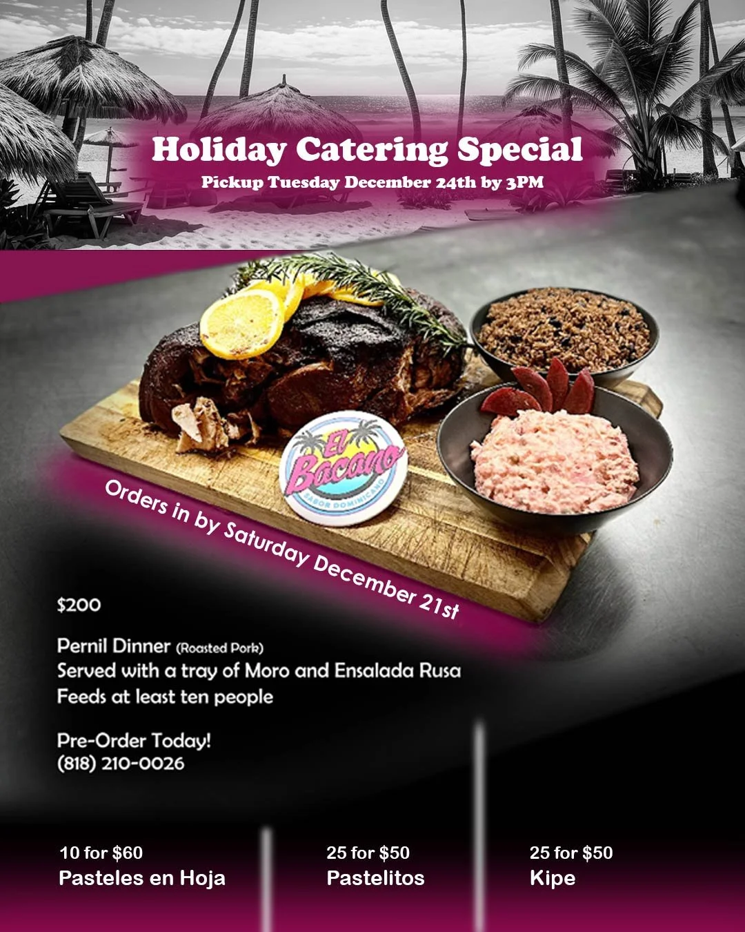 El Bacano Social Media Post 