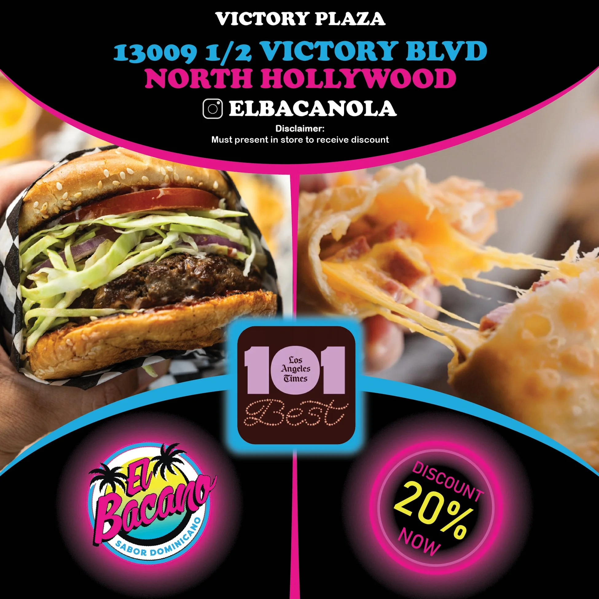 El Bacano Discount Flyer 