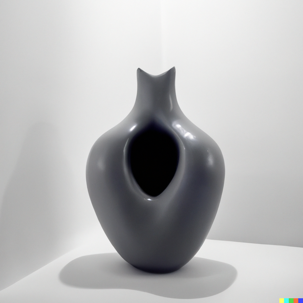 DALL·E 2022-07-14 22.19.04 - A photo of a ceramic vase made by superintelligent space aliens displayed in a gallery with white walls..png