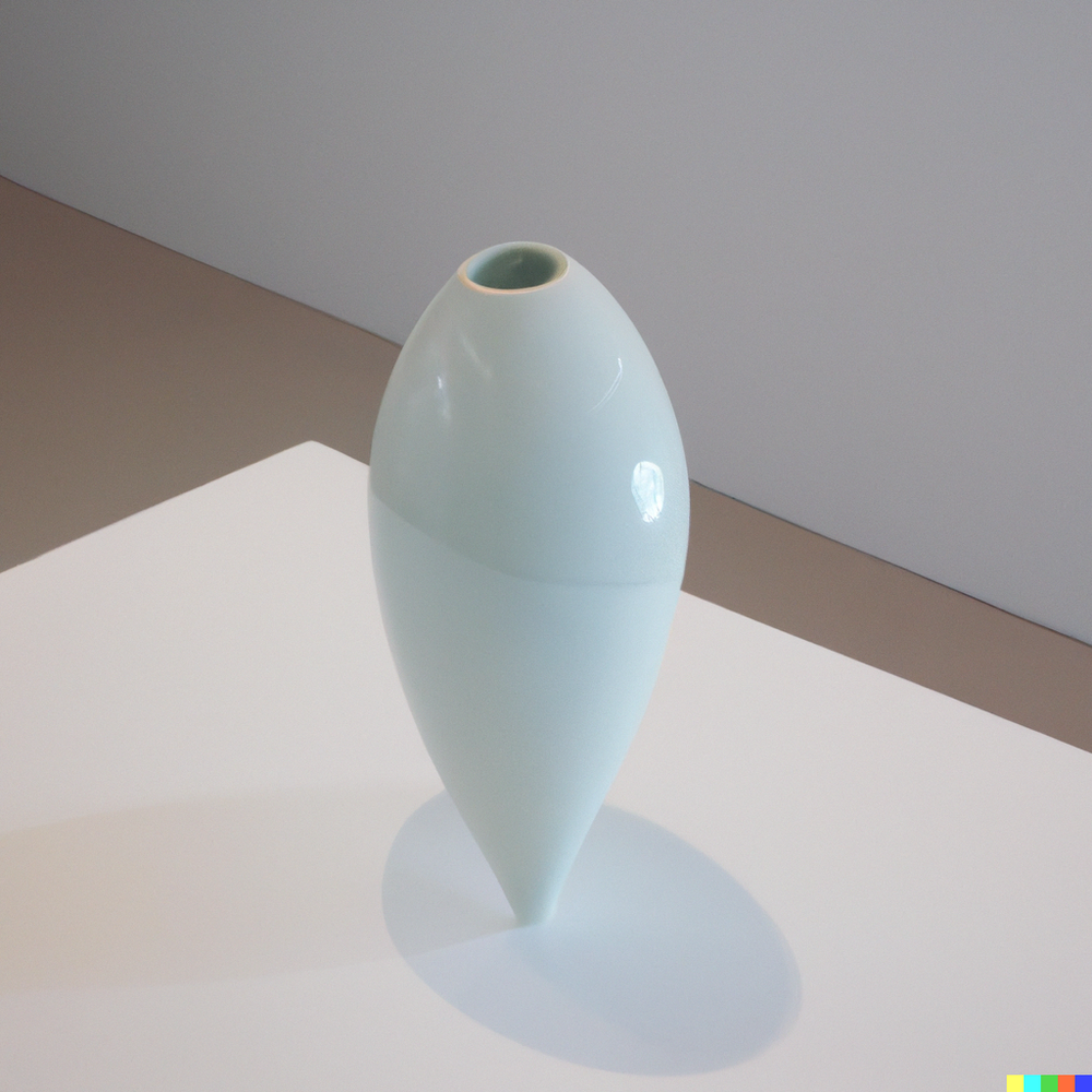 DALL·E 2022-07-14 22.27.42 - A photo of a ceramic vase made by superintelligent space aliens displayed in a gallery with white walls..png