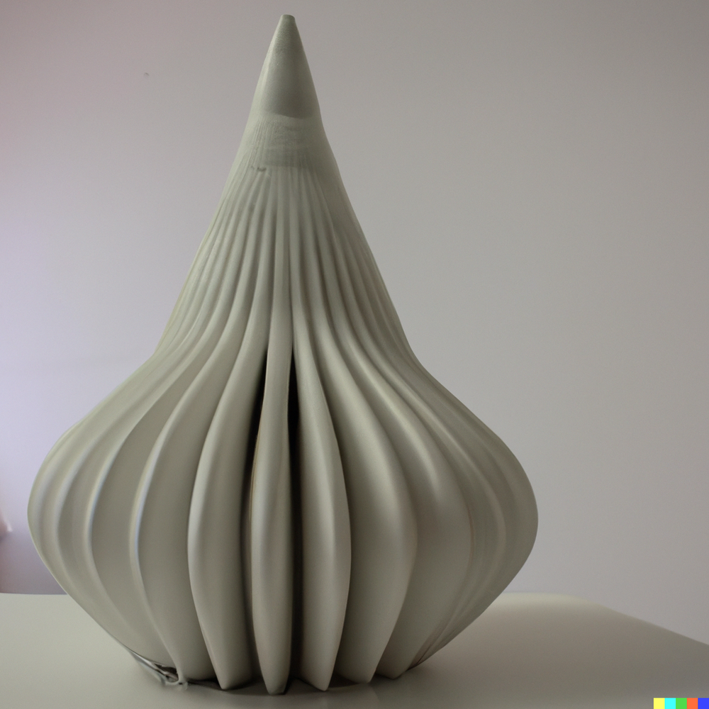 DALL·E 2022-07-14 22.42.47 - A photo of a ceramic vase made by space aliens from an advanced civilization displayed in a gallery with white walls..png