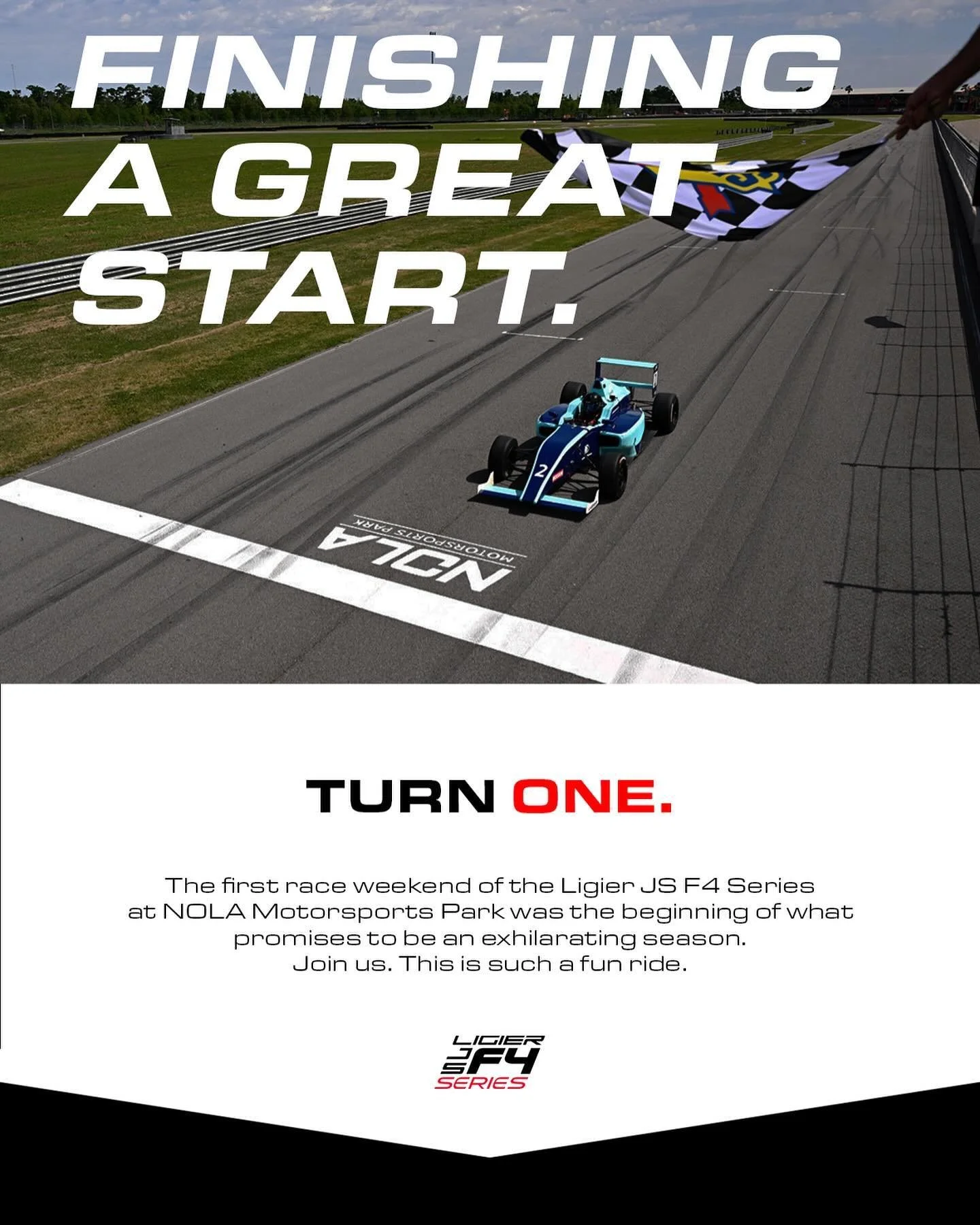 Strong start in F4 over the weekend. Led by the expert coaching of former Ferrari Academy developer and team owner Eric Jensen. And inspired by teammate Jake Pollack. Grateful to be in this league with other Ligier JS F4 drivers. See results and watc