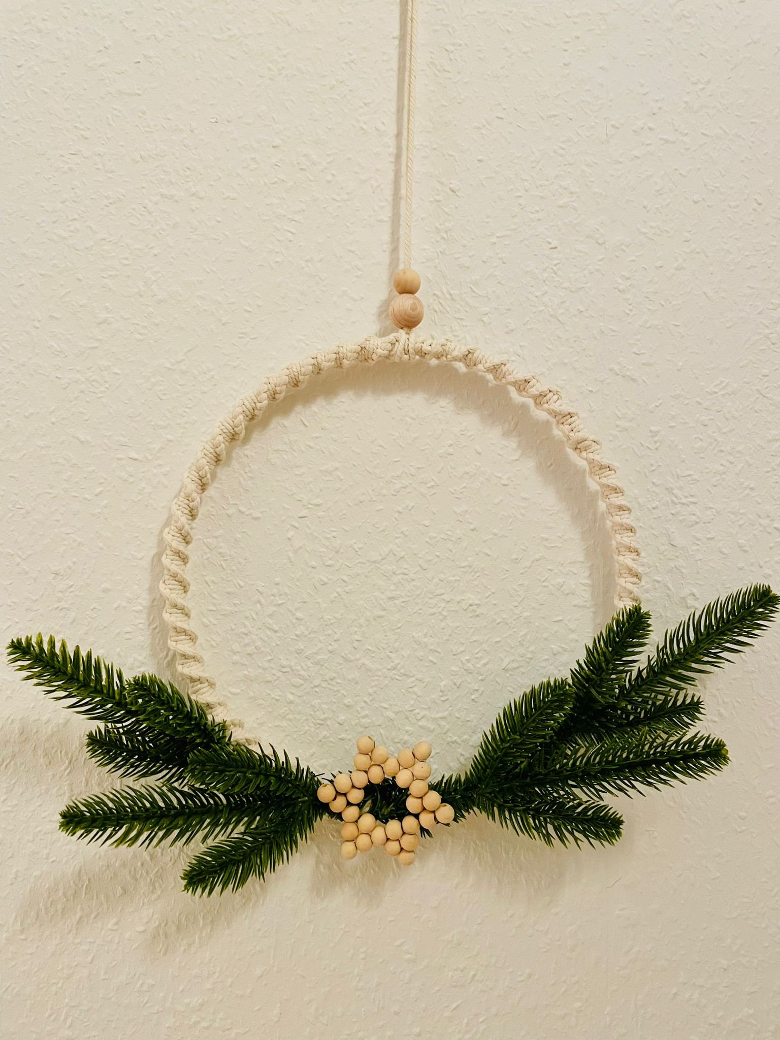 Makramee Workshop weihnachtliche Kränze