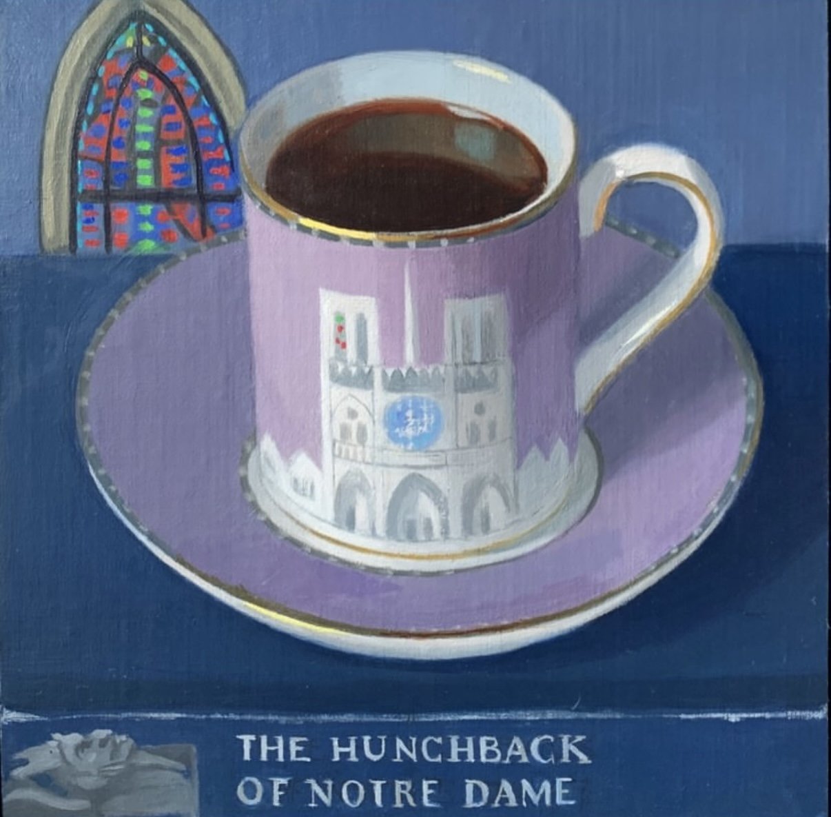 6x6, Oil on Linen Panel, $1,600, available