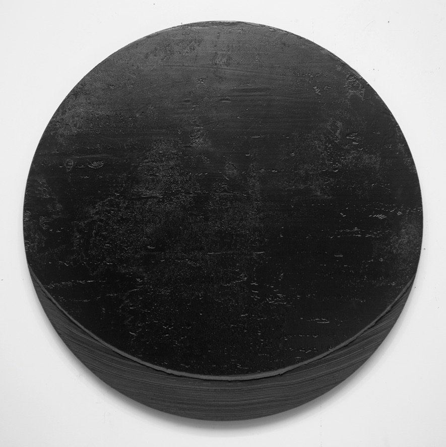 "Eclipse", 2019 (Private Collection)
48" in diameter