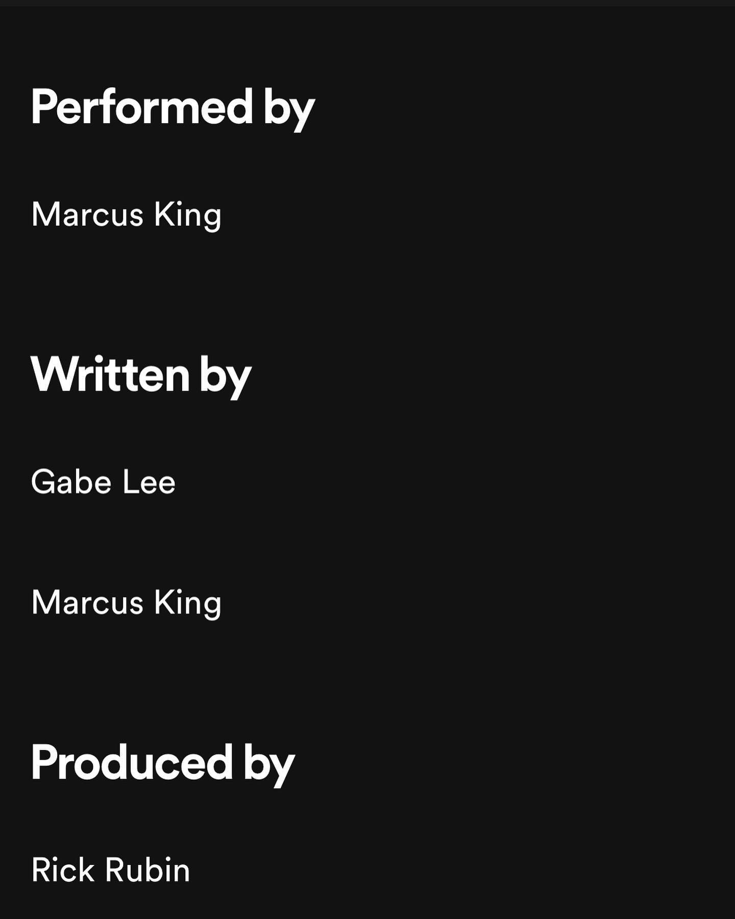 Congrats to @mistergabelee on your @rickrubin produced @realmarcusking cut Delilah!