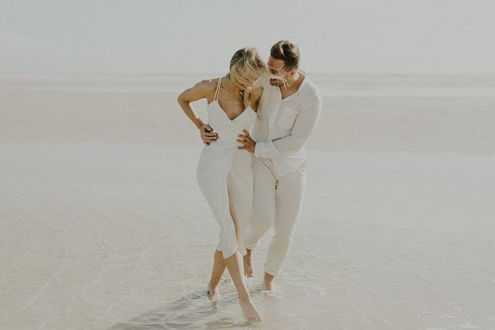 Isolated white sandy beaches and these two lovers 🤍