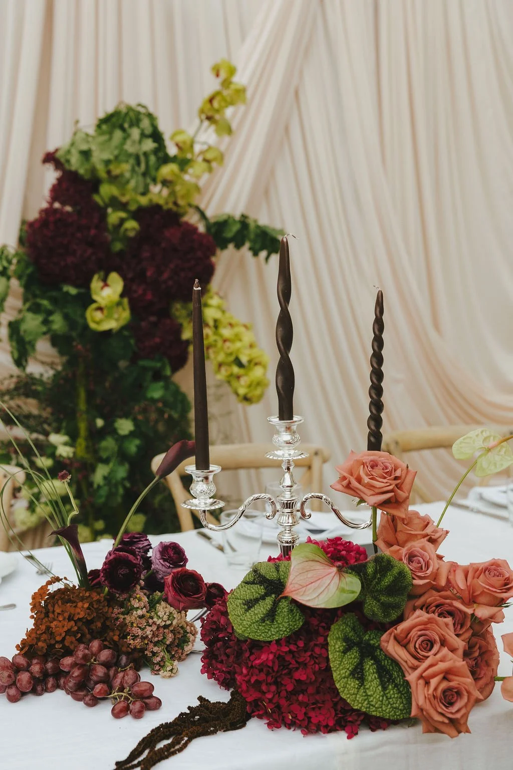 Gold Coast Hinterland marquee draping wedding 