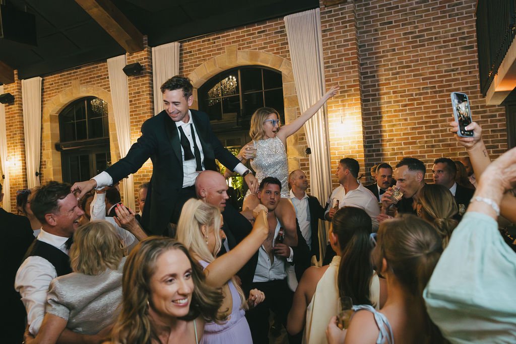 Bride and groom's last dance of the night