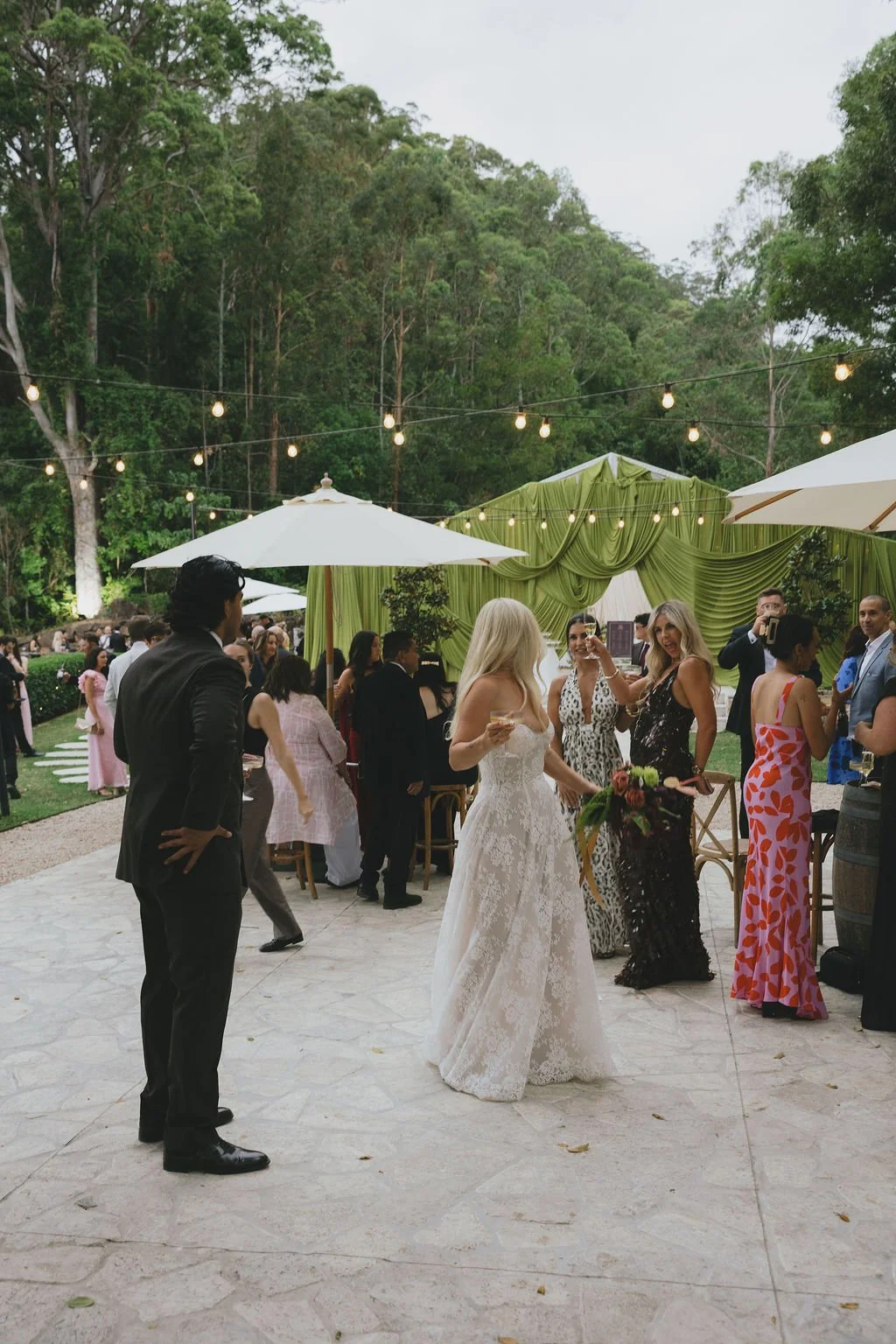 Black tie wedding at The Bower Estate