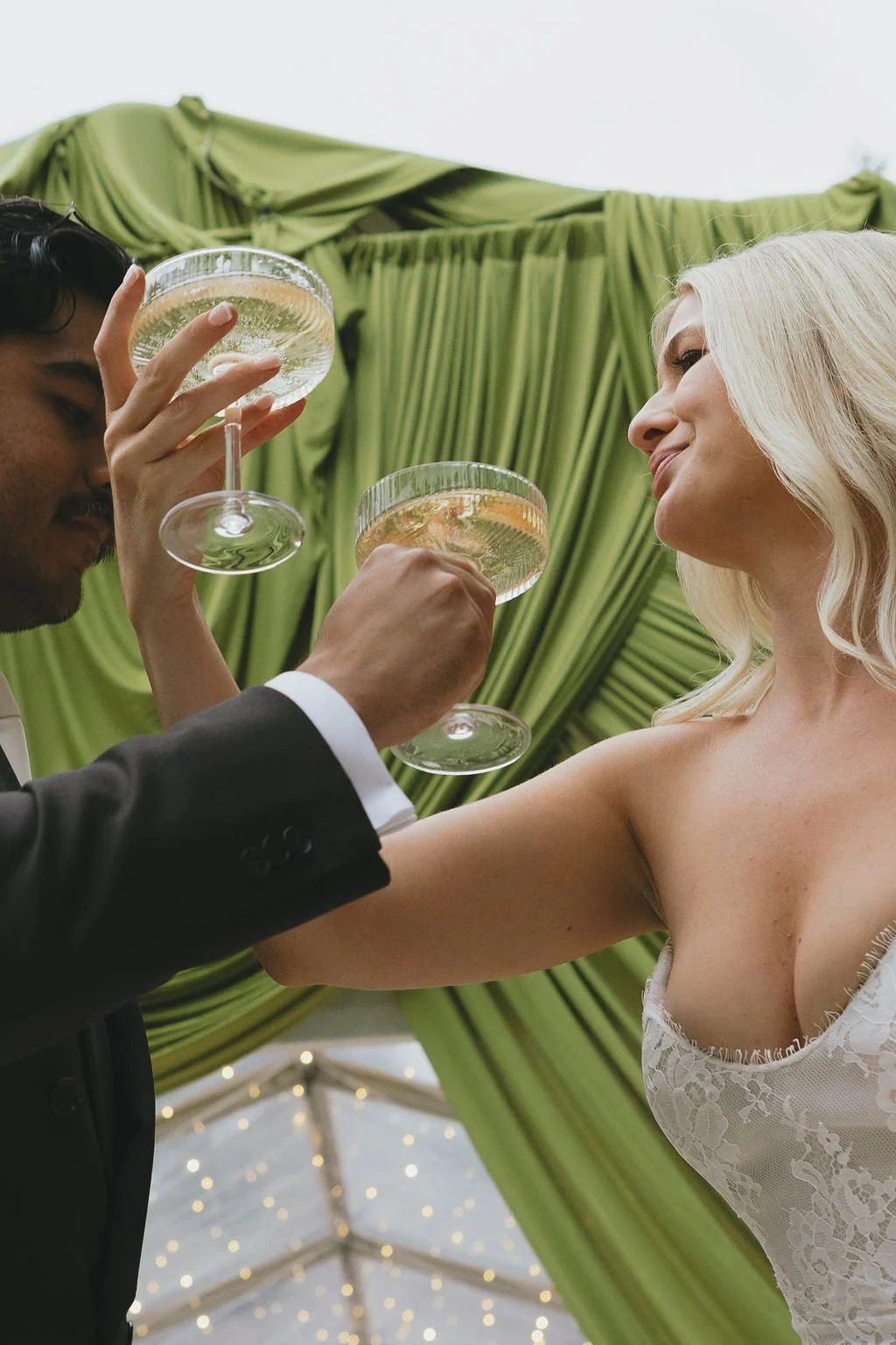 Gold Coast Hinterland marquee draping wedding 