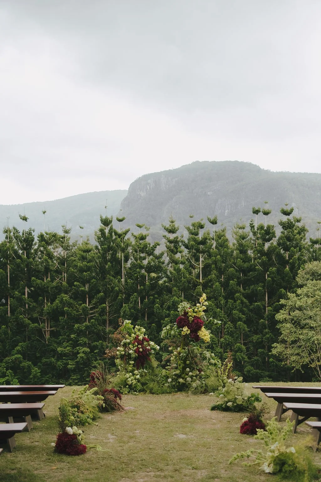 
Gold Coast Hinterland marquee draping wedding 