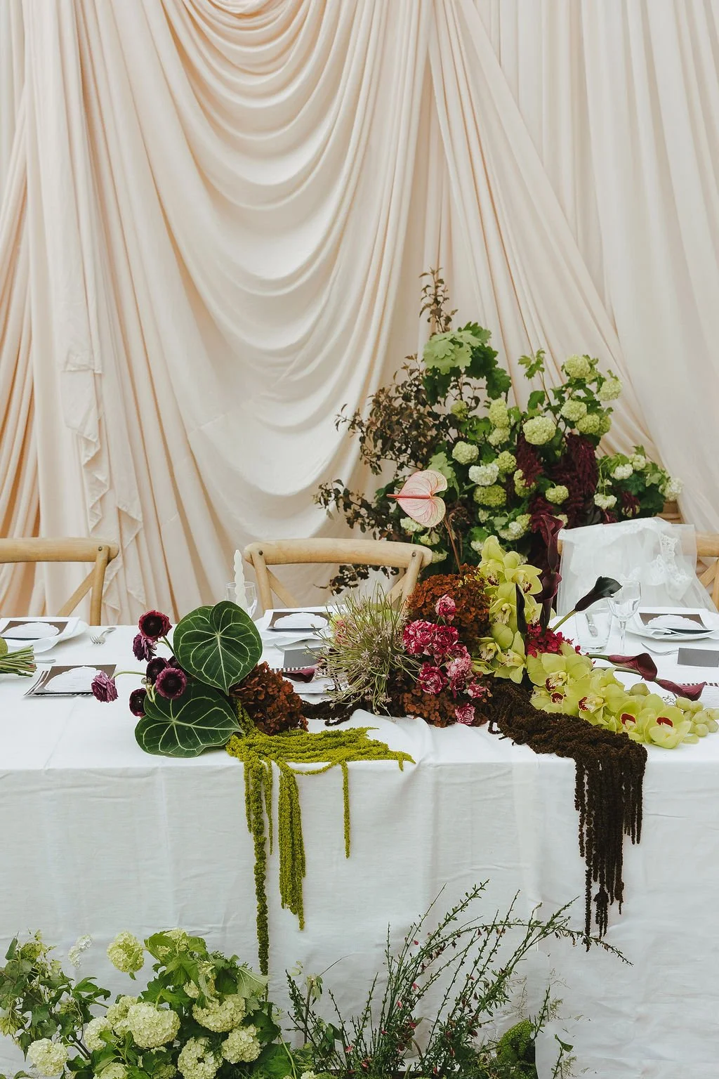 Gold Coast Hinterland marquee draping wedding 