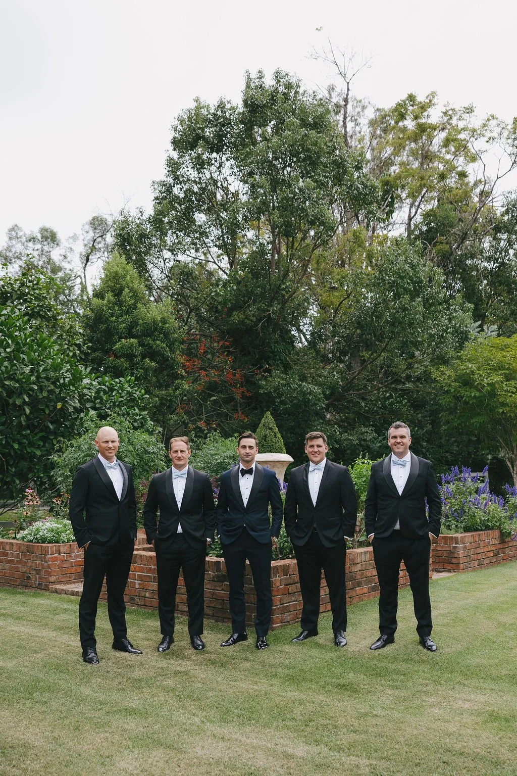 What the groomsmen wore to the wedding 