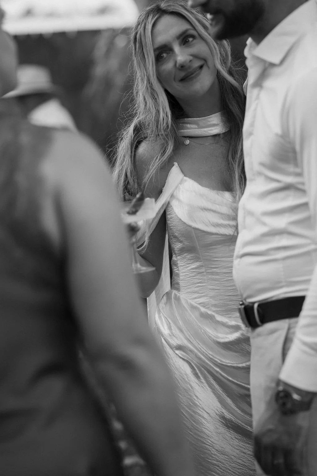 Summer backyard wedding reception Brisbane