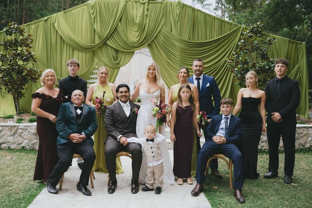 Gold Coast Hinterland marquee draping wedding 