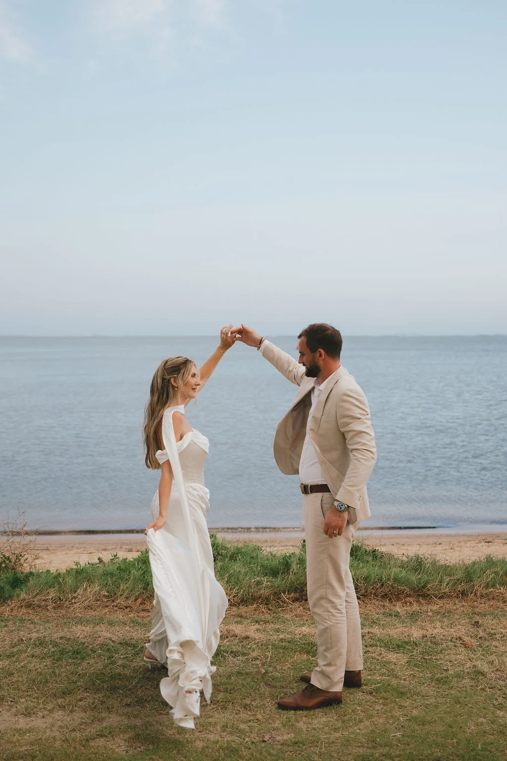 Summer backyard wedding reception Brisbane